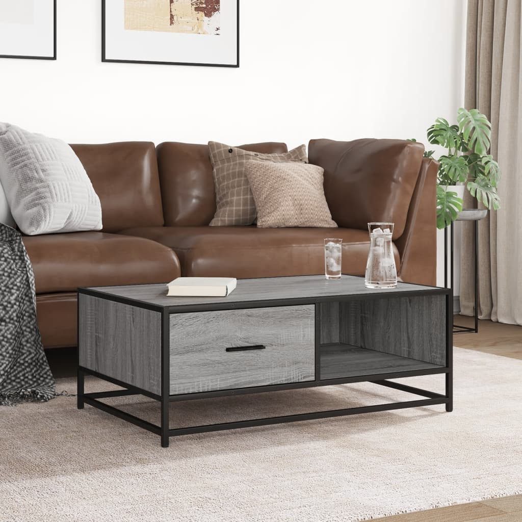 vidaXL Couchtisch Couchtisch Grau Sonoma 90x57x35 günstig online kaufen