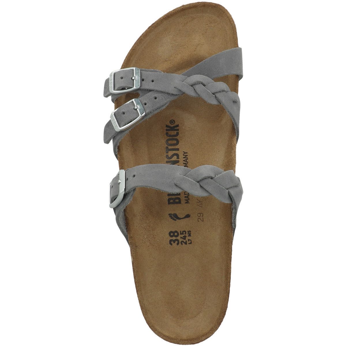 Birkenstock Franca Braided geöltes Naturleder schmal günstig online kaufen