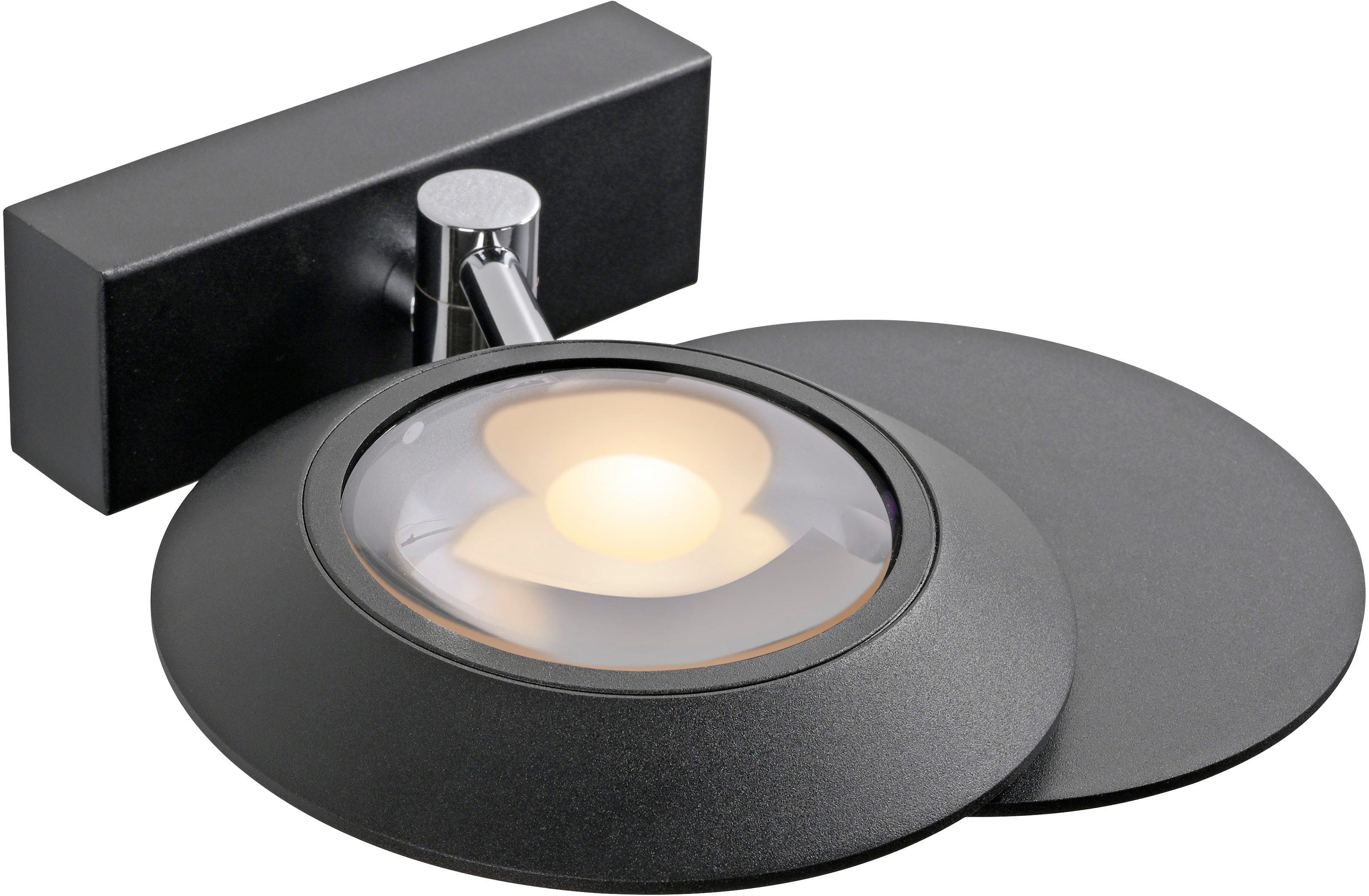 Neuhaus PURE LED Wandleuchte PURE Oculis, LED fest integriert, Warmweiß, Dimmfähig über separaten Tronicdimmer, dreh- & schwenkbar