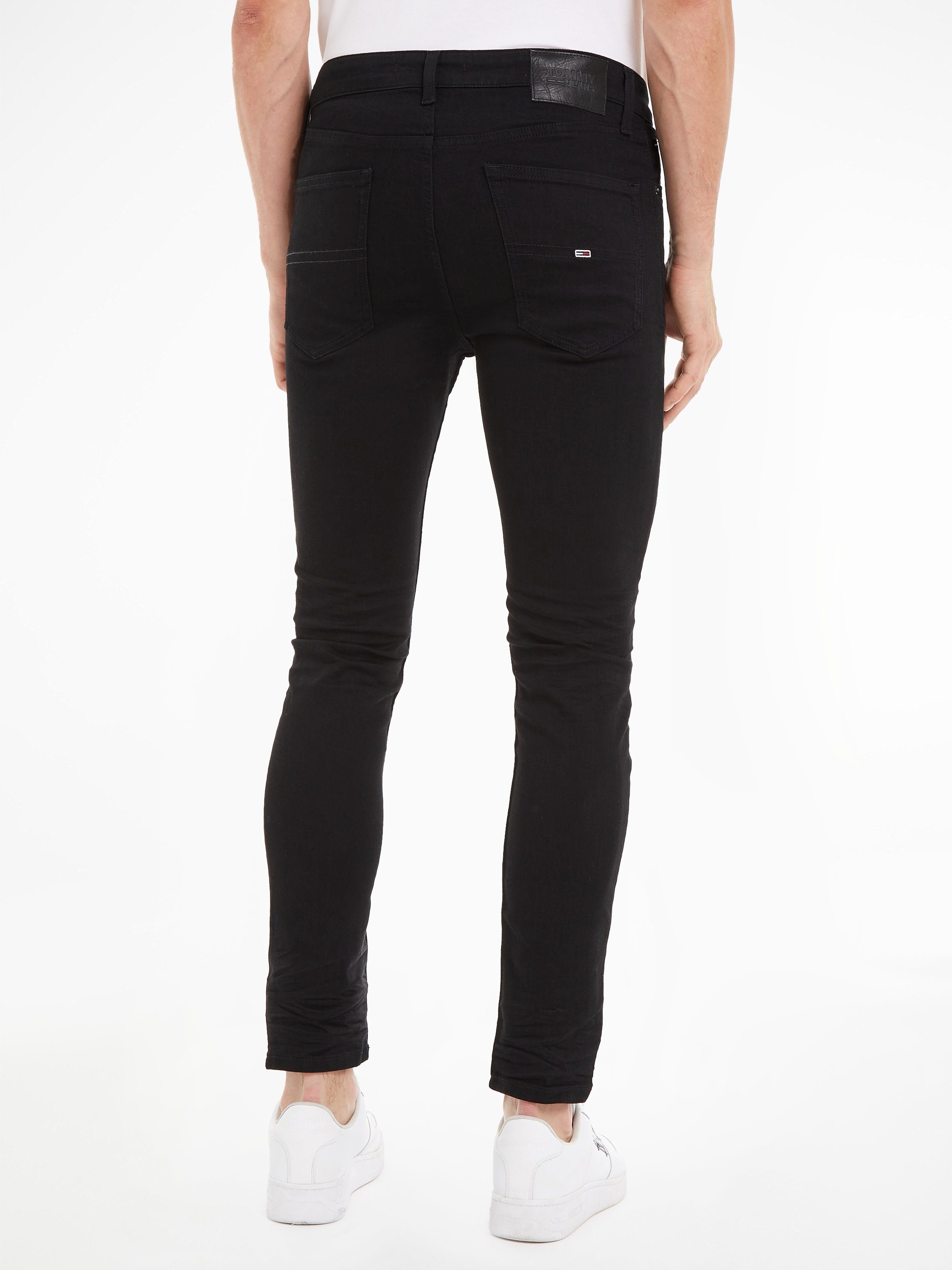 SKNY BG3384 New Stretch modischen Waschungen in Skinny-fit-Jeans Jeans Black SIMON Tommy