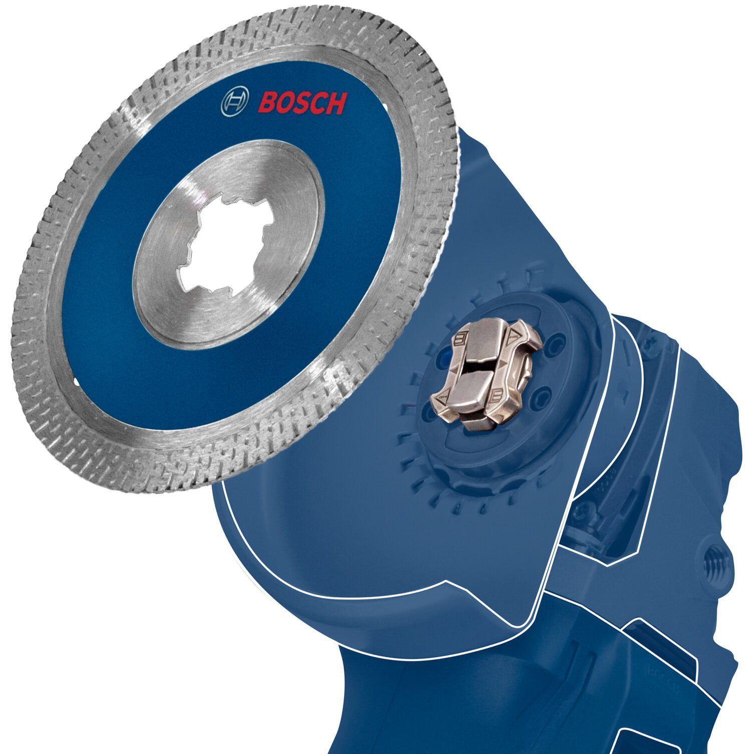 BOSCH Trennscheibe Expert Carbide Multi Winkelschleifer kleine X-LOCK, 10-teilig Für mm, Wheel mm, 22,23 125