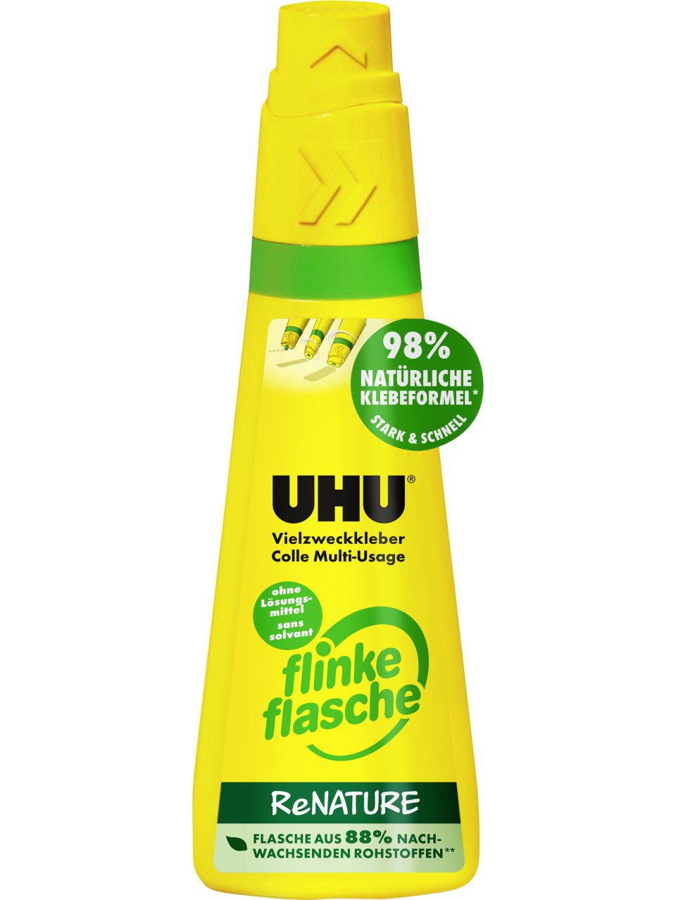 UHU Klebstoff UHU Vielzweckkleber Flinke Flasche 100 g, ohne