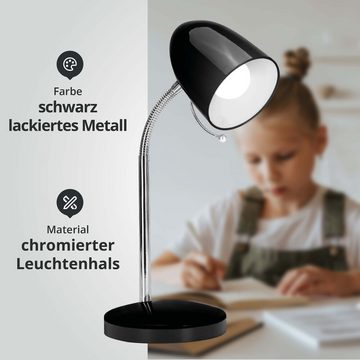 LED Universum Tischleuchte schwarz, E27, L135mm