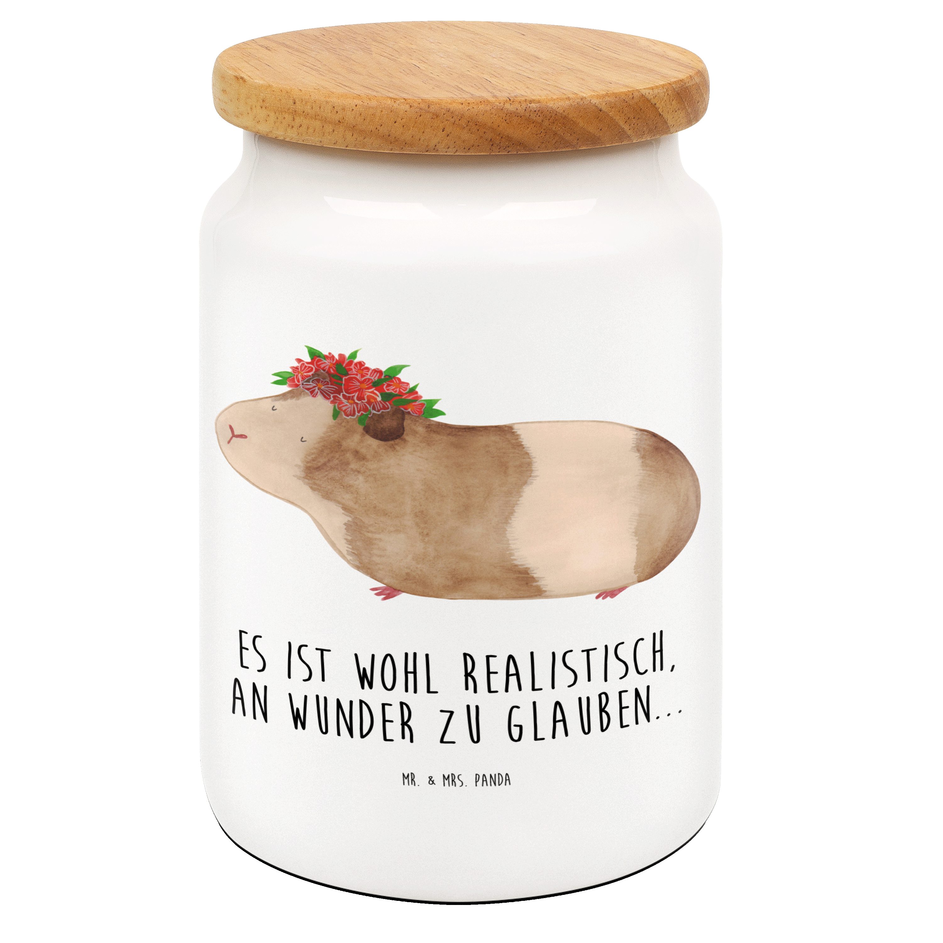 Mr. & Mrs. Panda Vorratsdose Meerschweinchen weise Weiß Geschenk