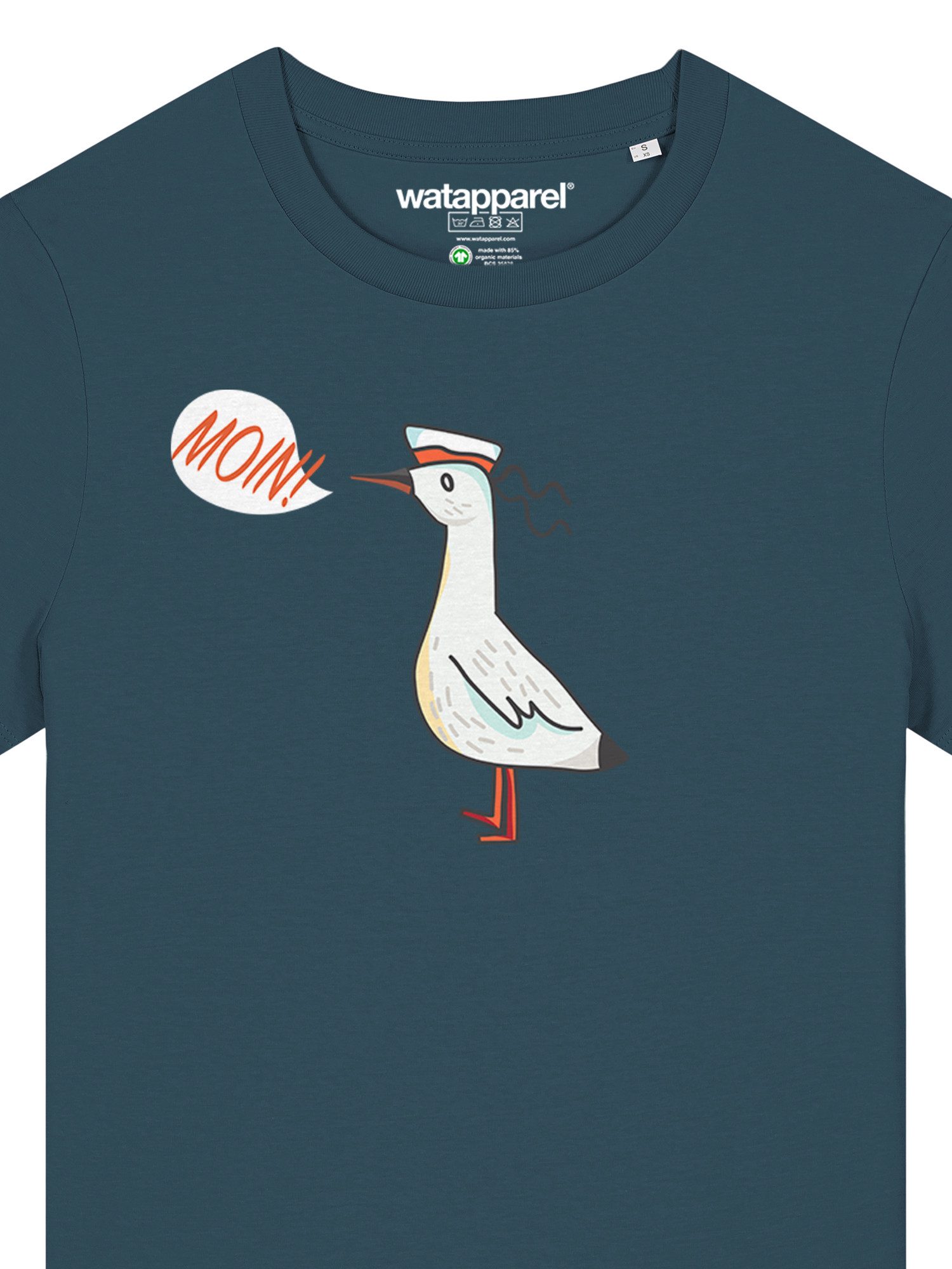 wat? Apparel T-Shirt Moin Seagull