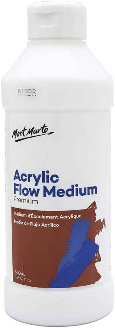 Mont Marte Acrylfarbe »Medium Matt in 250 ml, oder 500 ml – Malgel gleichmäßiges Matt-Finish«, Optimiert für Acrylfarben