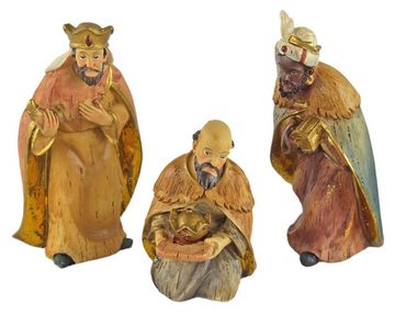 Krippenursel Krippenfigur Krippenfiguren 12-tlg., ca. 10 cm, K 038 (Set, 12 St., 12-tlg), handbemalte Krippenfiguren in modernem Design