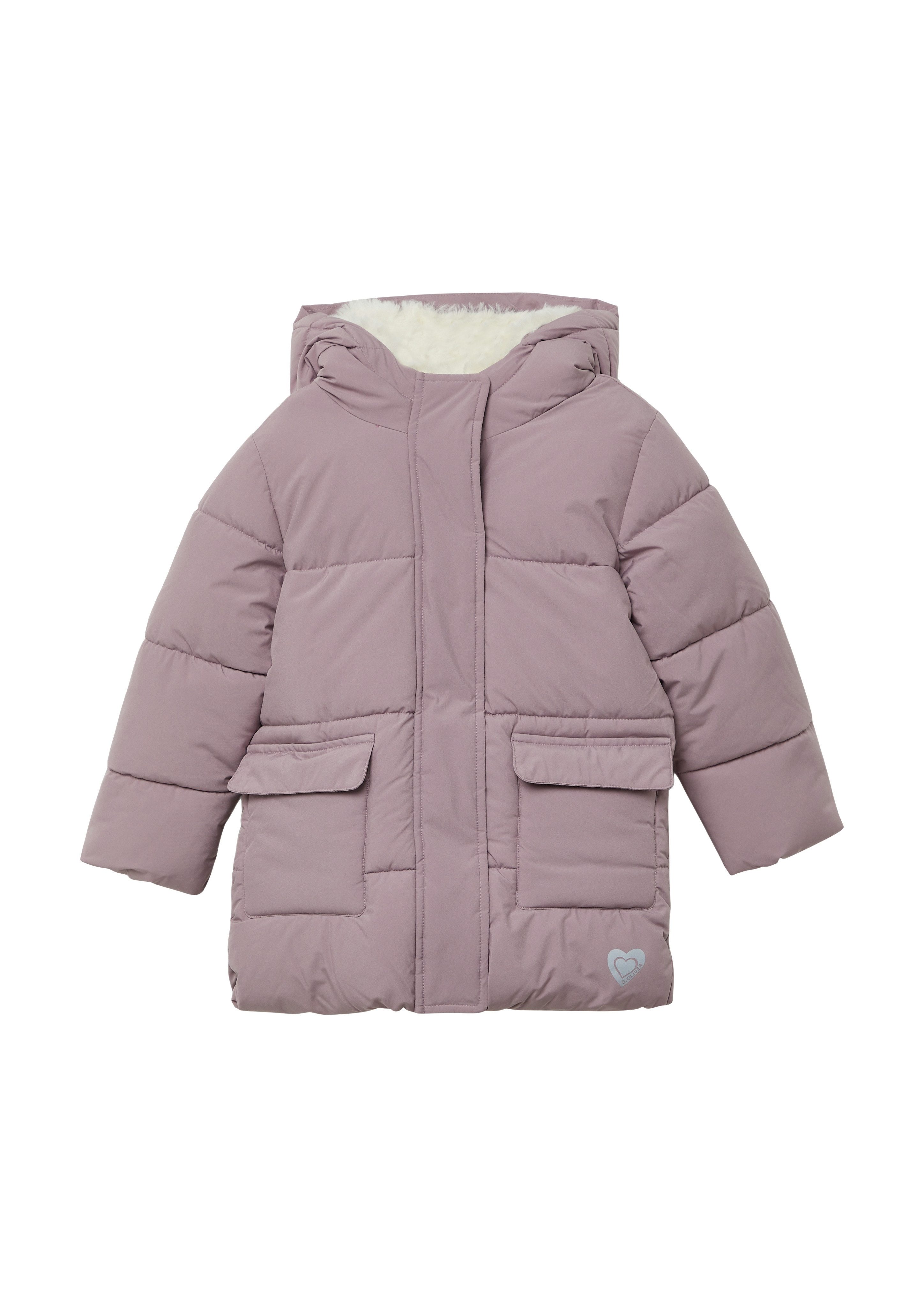 s.Oliver Junior Winterjacke mit Kapuze mit Plüschfutter, for Girls