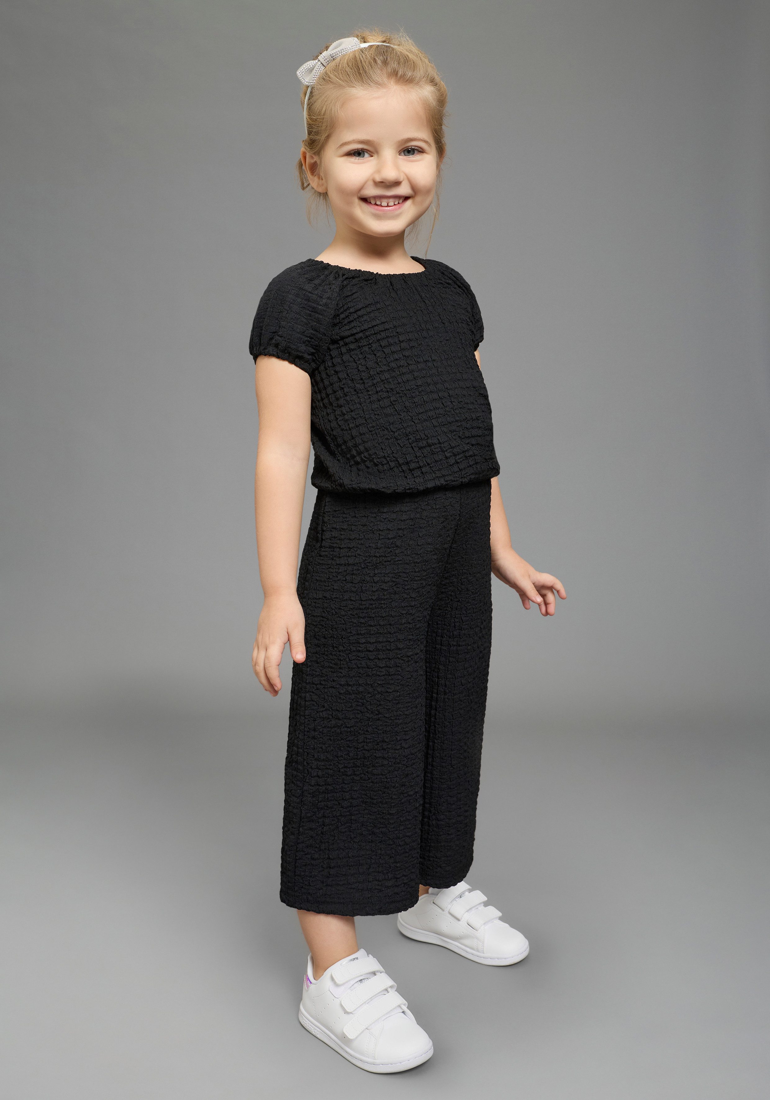 KIDSWORLD Shirt & Hose 2tlg Set: Carmenshirt+Hose (Set, 2) Ganzes Outfit: Shirt mit Raglanärmeln und Hose – Bild 2 von 5