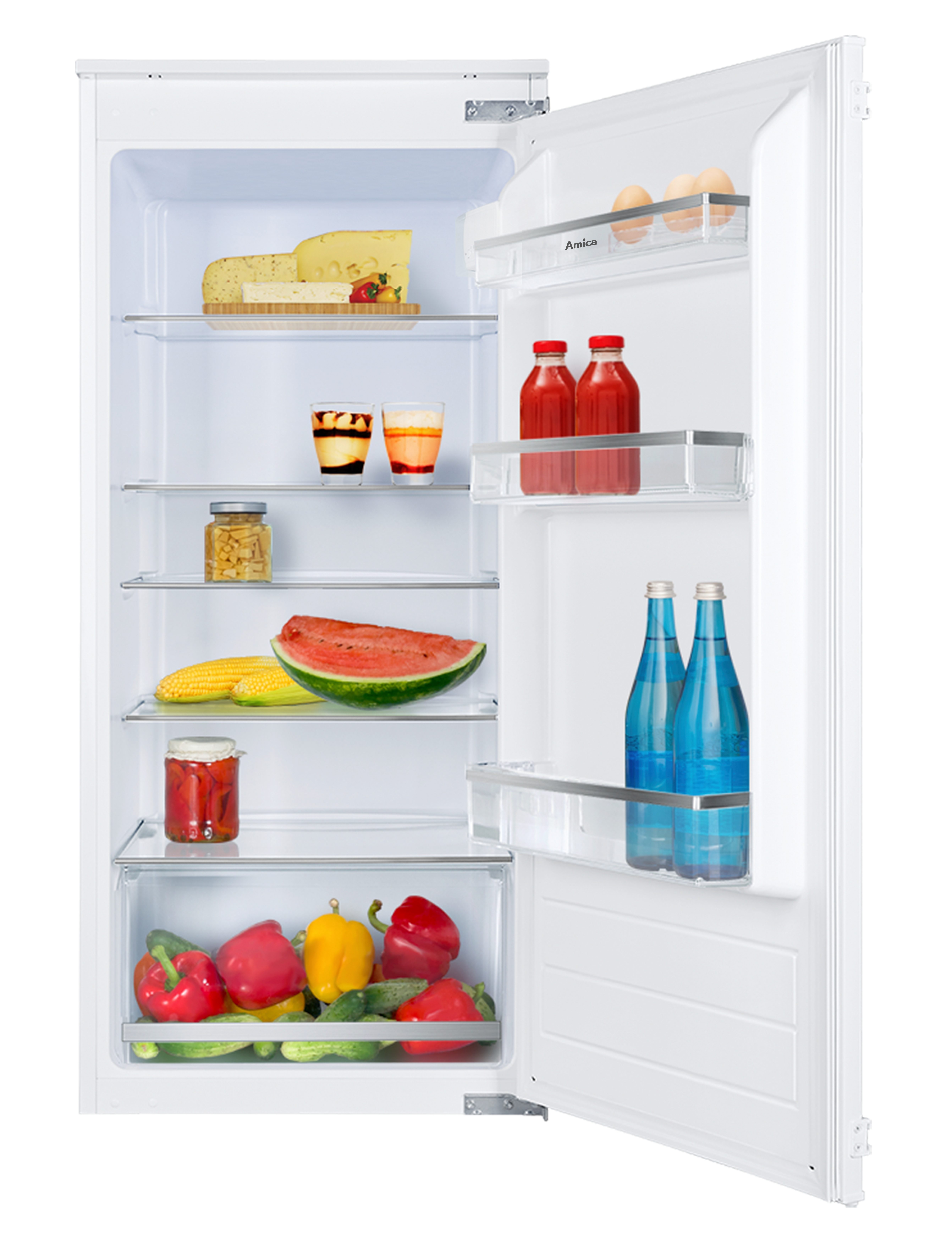 Amica Einbaukühlschrank EVKSS 352 225, 122 cm hoch, 54 cm breit, 197 Liter Nutzinhalt – Großzügiger Stauraum für den Wocheneinkauf – Bild 2 von 5