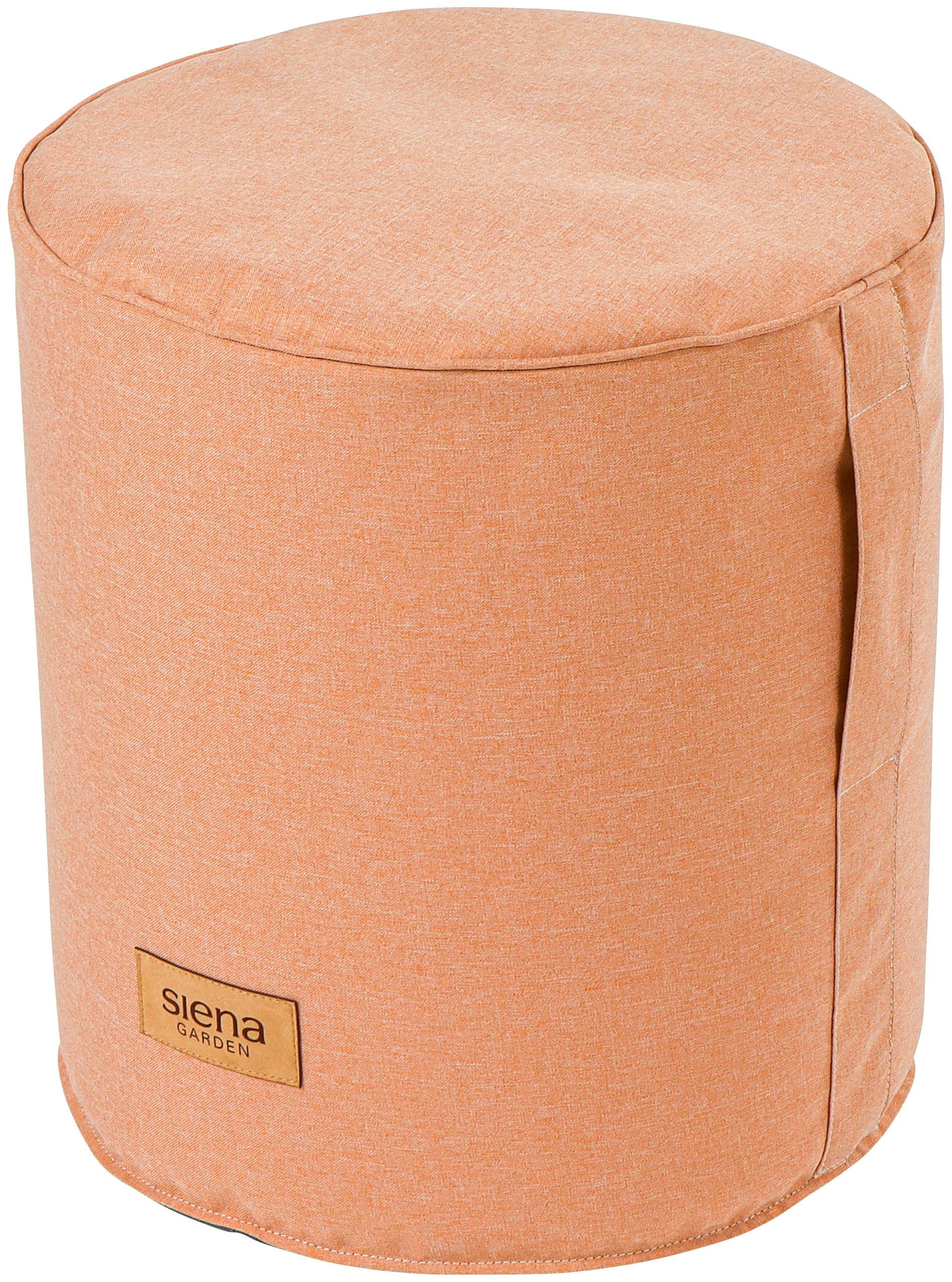 45/50 apricot Sitzsack cm FLOW.U Siena Ø45cmxH50cm, Round Ø/H: Garden