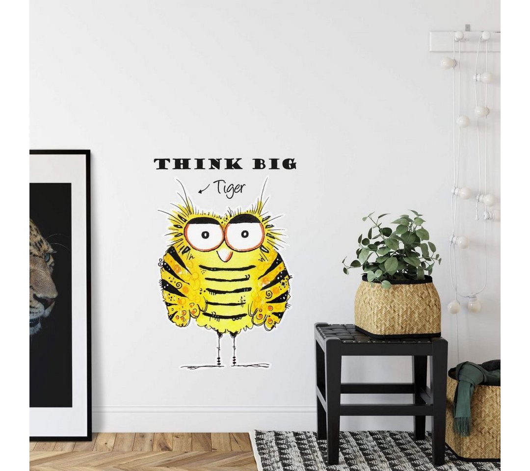 Wall-Art Wandtattoo »Lebensfreude - Think Big Tiger« (1 Stück)-HomeTrends