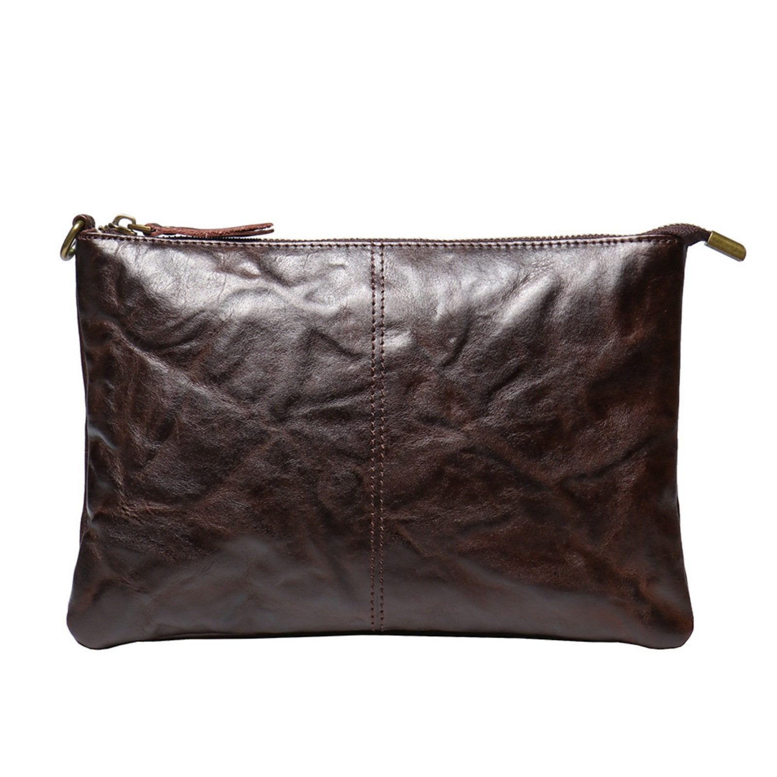 YUBRO-STUDIO Clutch Herren Leder Clutch Tasche Wristlet Handtasche Reise Organizer