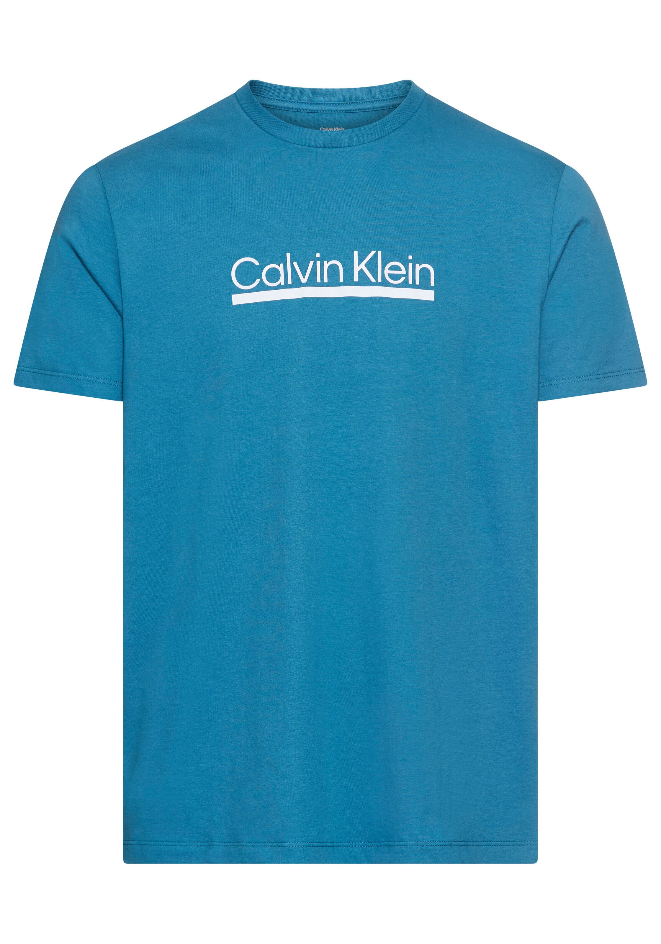 Calvin Klein T-Shirt SS 30s E SPRTSWR 2 G mit Logo-Schriftzug günstig online kaufen