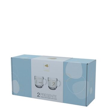 LEONARDO Tasse Tassen 2er Set 400ml Love, Glas