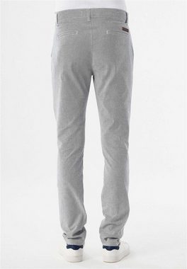 ORGANICATION Chinohose Men's Slim Fit Pants in Shadow/Off White