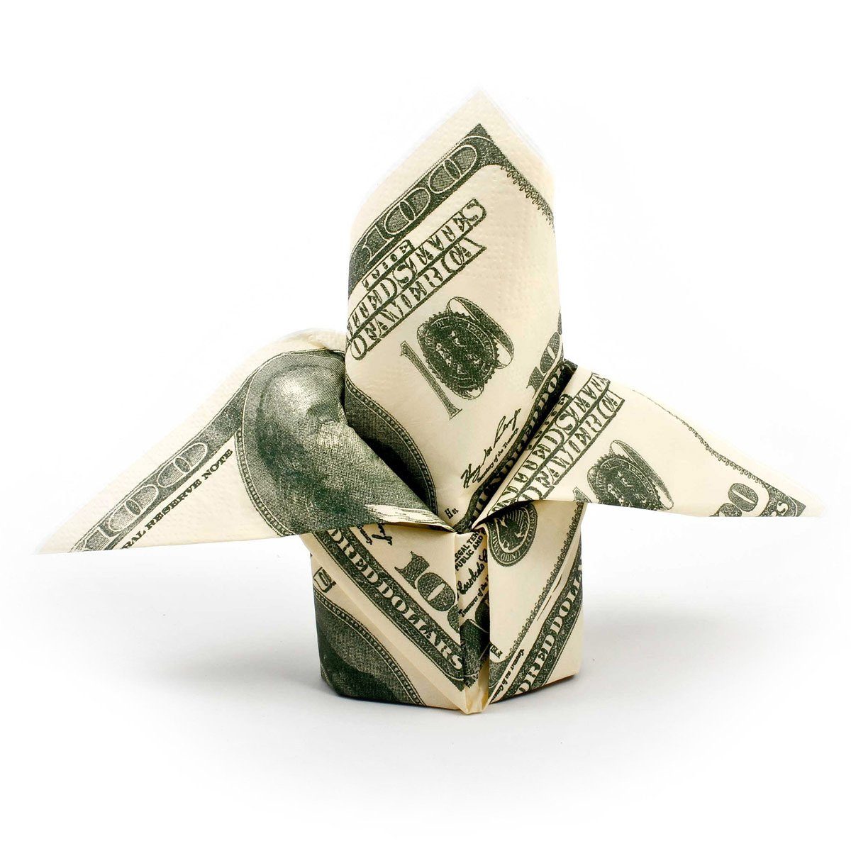 Goods+Gadgets Papierserviette GOODS+GADGETS Papierserviette Dollar - $100 Servietten, Geldschein-Servietten
