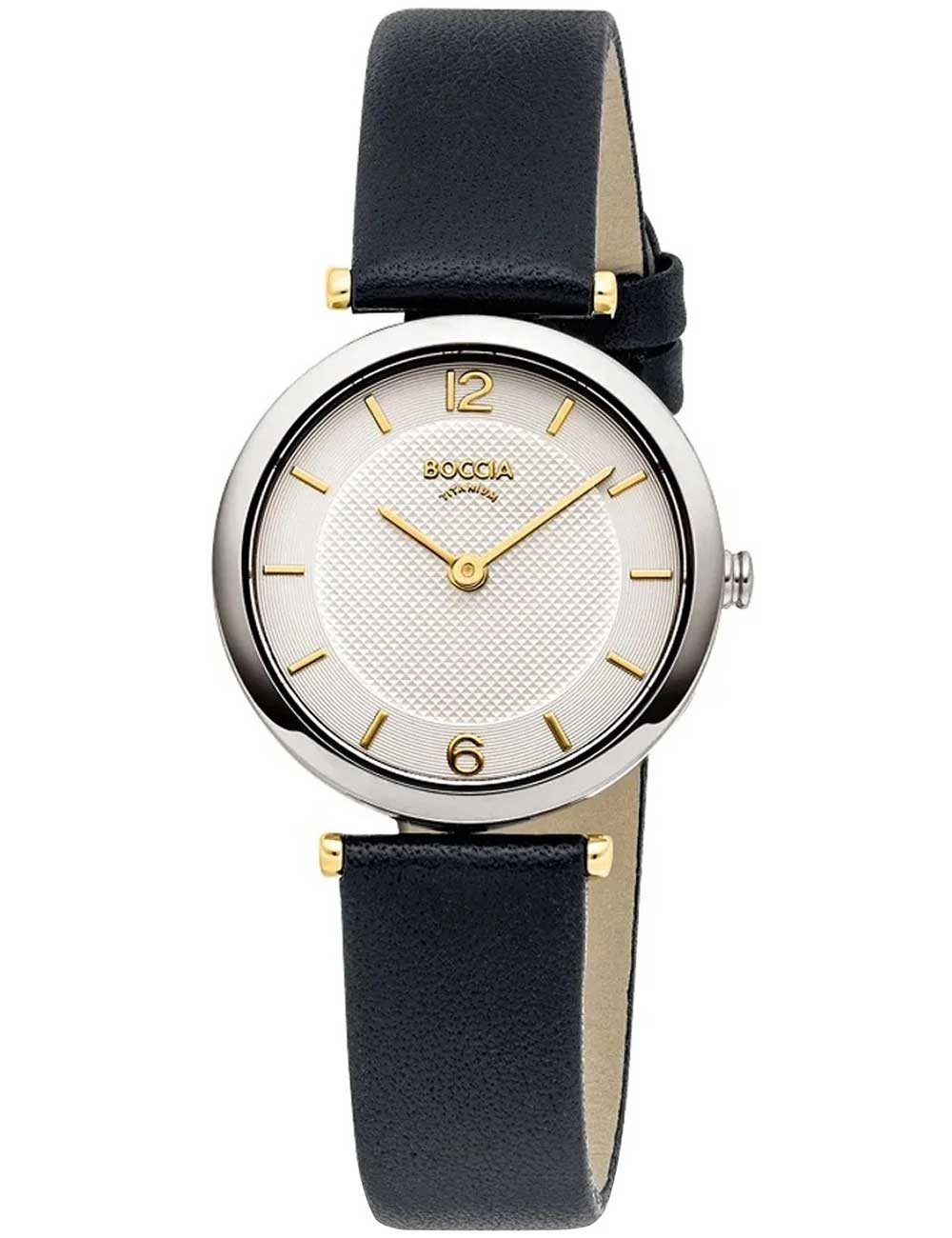 Boccia Quarzuhr Boccia 3362-01 Damenuhr Titanium 30mm 5ATM Boccia 3362-01 Damenuhr Titanium 30mm 5ATM