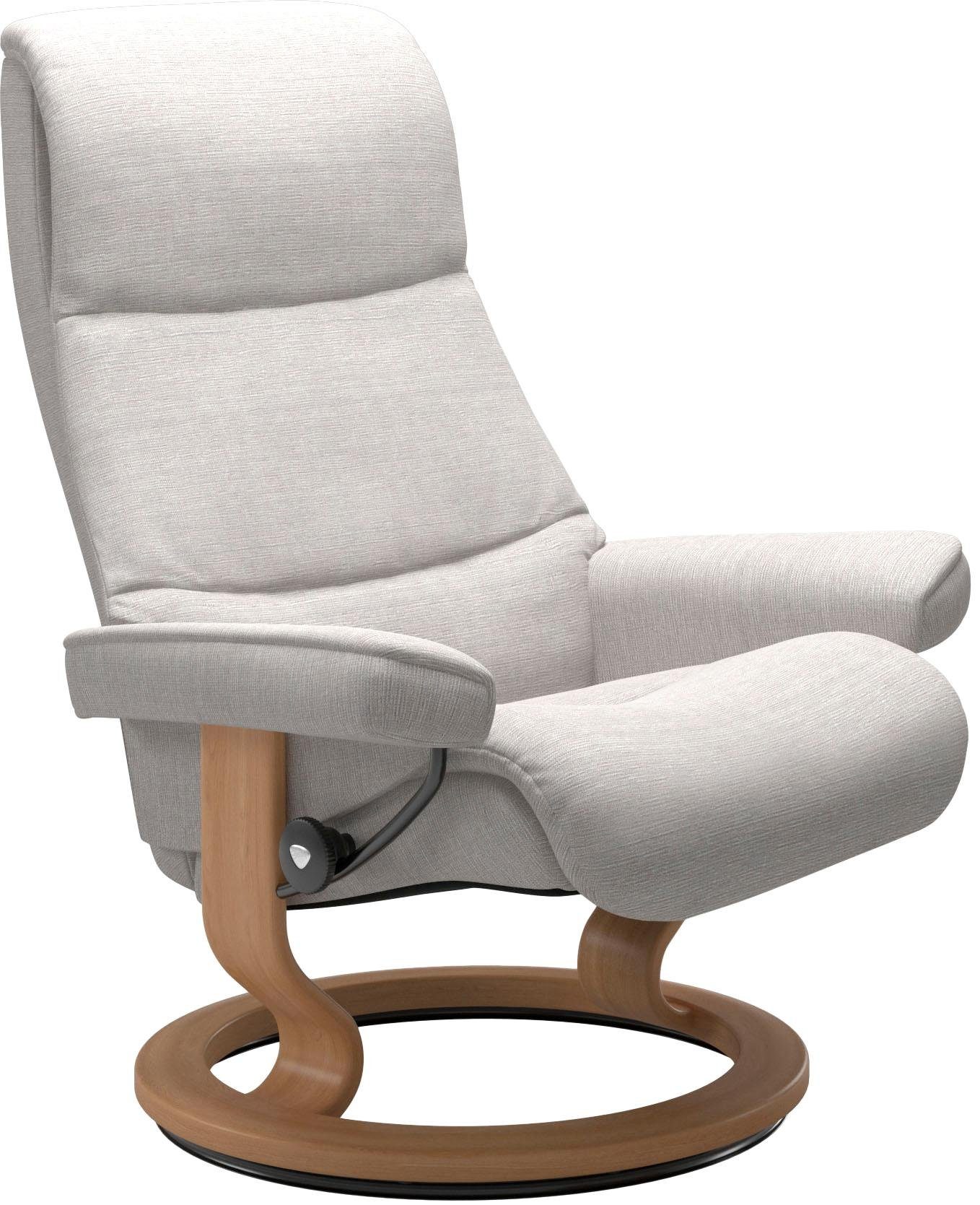 Relaxsessel Relaxsessel mit mit Eiche (Set, Base, View Stressless® S,Gestell Größe Hocker), Classic