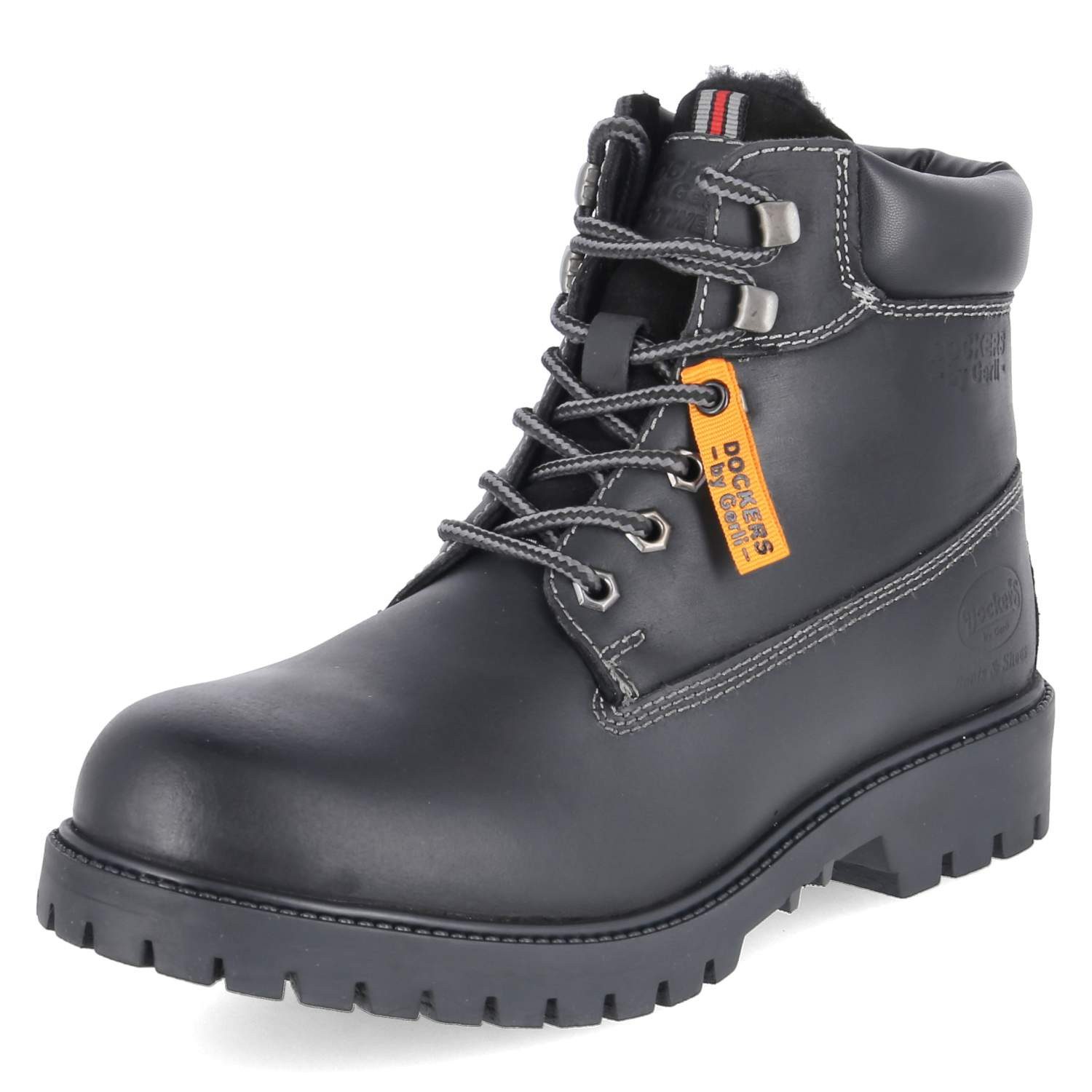 Dockers by Gerli Dockers By Gerli 53AX103-400-100 Herren Leder schwarz Schn günstig online kaufen