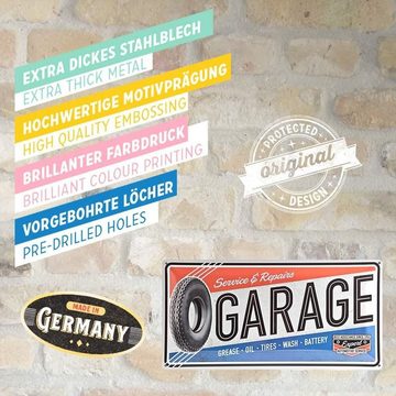 Nostalgic-Art Metallschild Blechschild 25 x 50cm - Best Garage - Garage