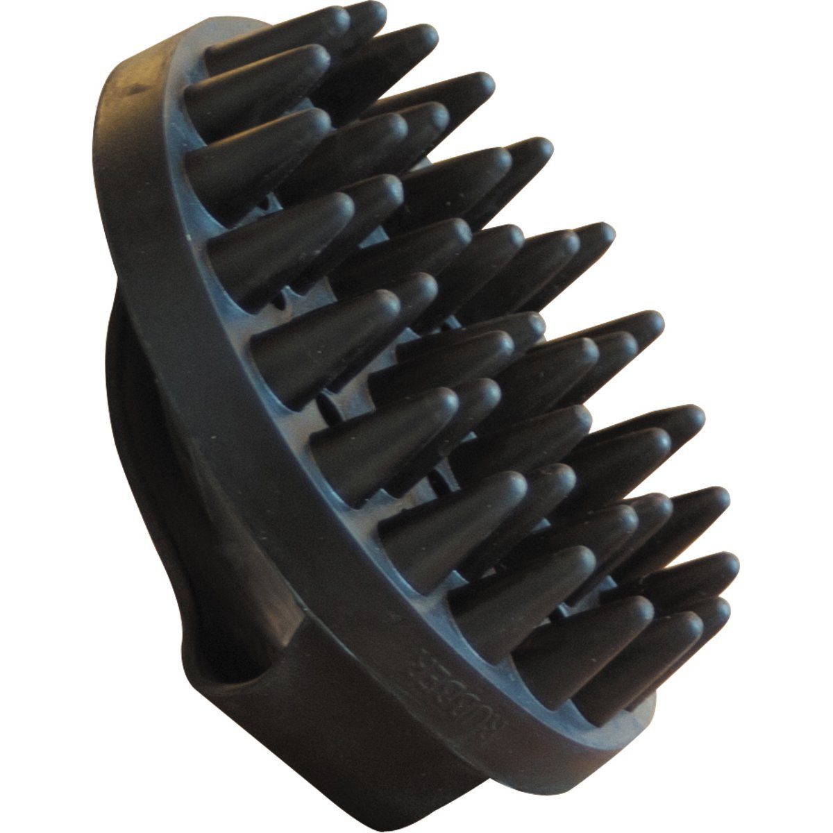 eldorado Карри гребень Карри гребень Groomer mit Gumminoppen - schwarz