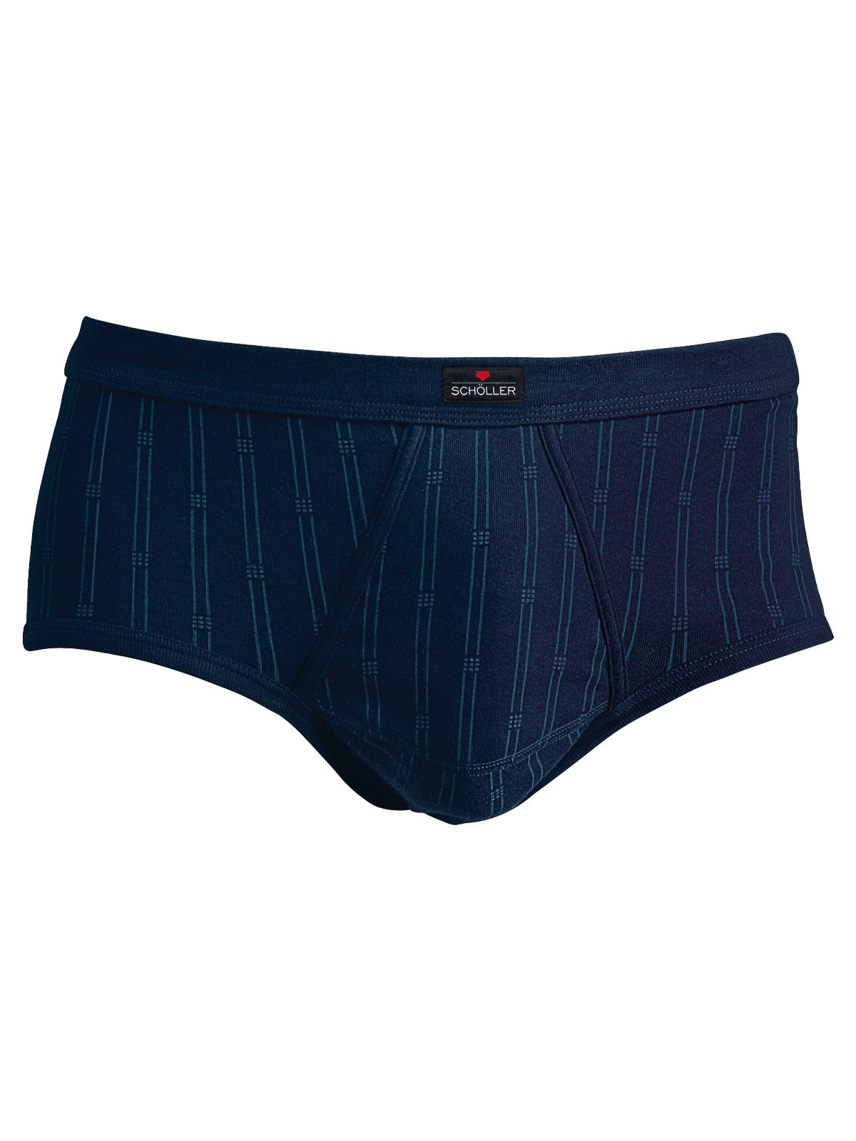 Schöller Slip 5er Pack Herren Slip mit Eingriff Baumwolle (Packung, 5-St) mit eingriff