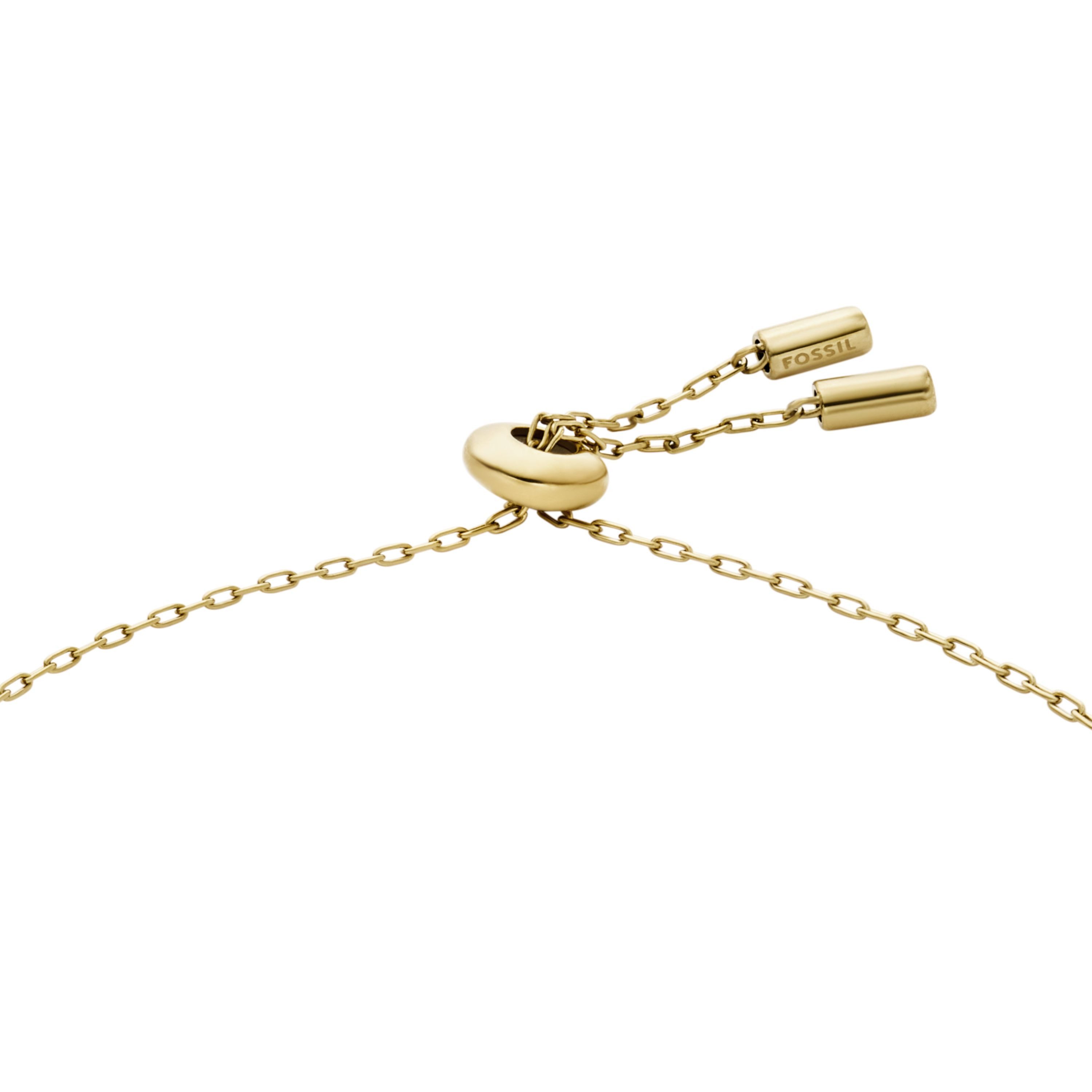 Fossil Armband Schmuck Geschenk Edelstahl JEWELRY, mit Glasstein - mit Perlmutt