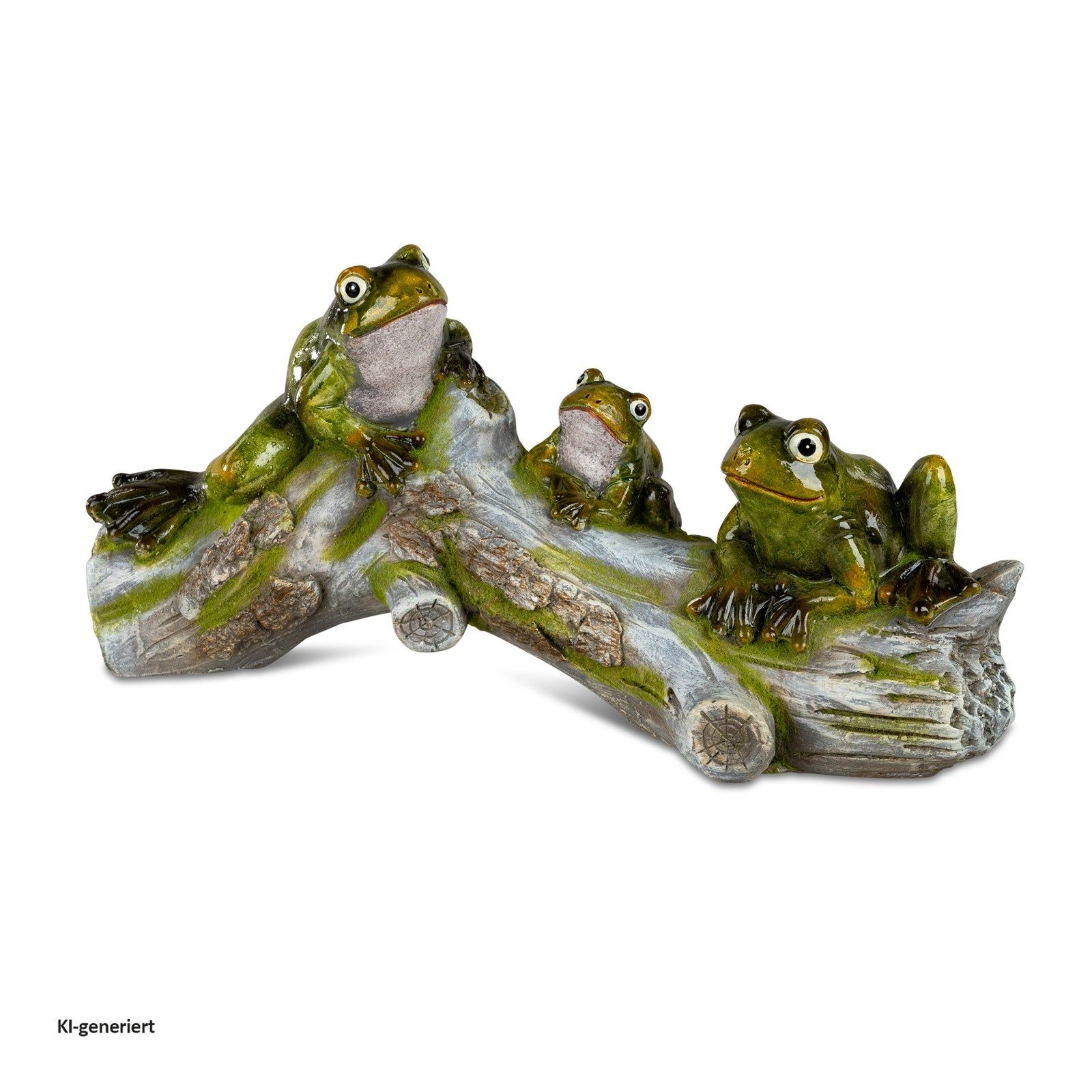 formano Dekofigur Dekofigur Frösche auf Ast (Stück, 1 St., 1 Dekofigur), Tolle Geschenkidee