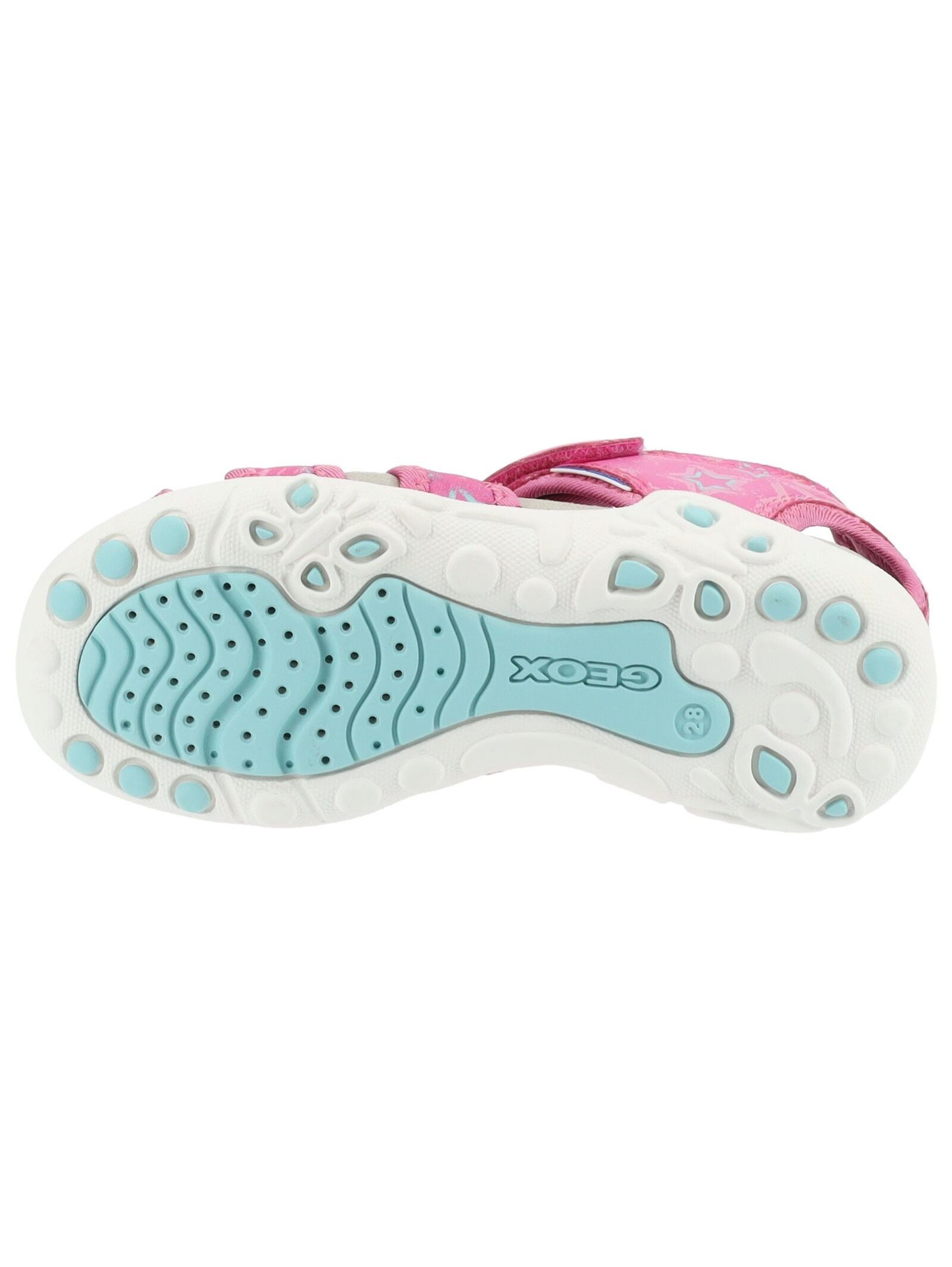 Geox Halbschuhe Lederimitat/Textil . Klettschuh