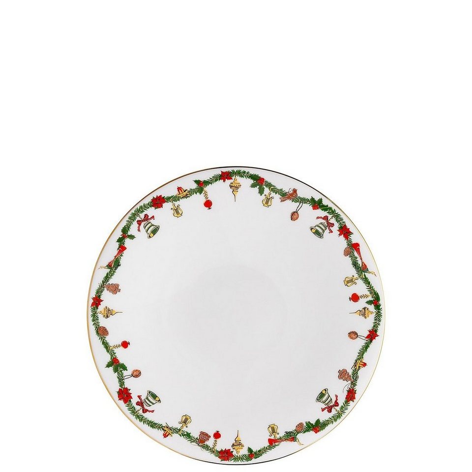 TELLER 16,5 x 19,5 cm Porzellan Servierteller Speiseteller Essteller Weihnachten TELLER 16,5 x 19,5 cm Porzellan Servierteller Speiseteller Essteller Weihnachten
