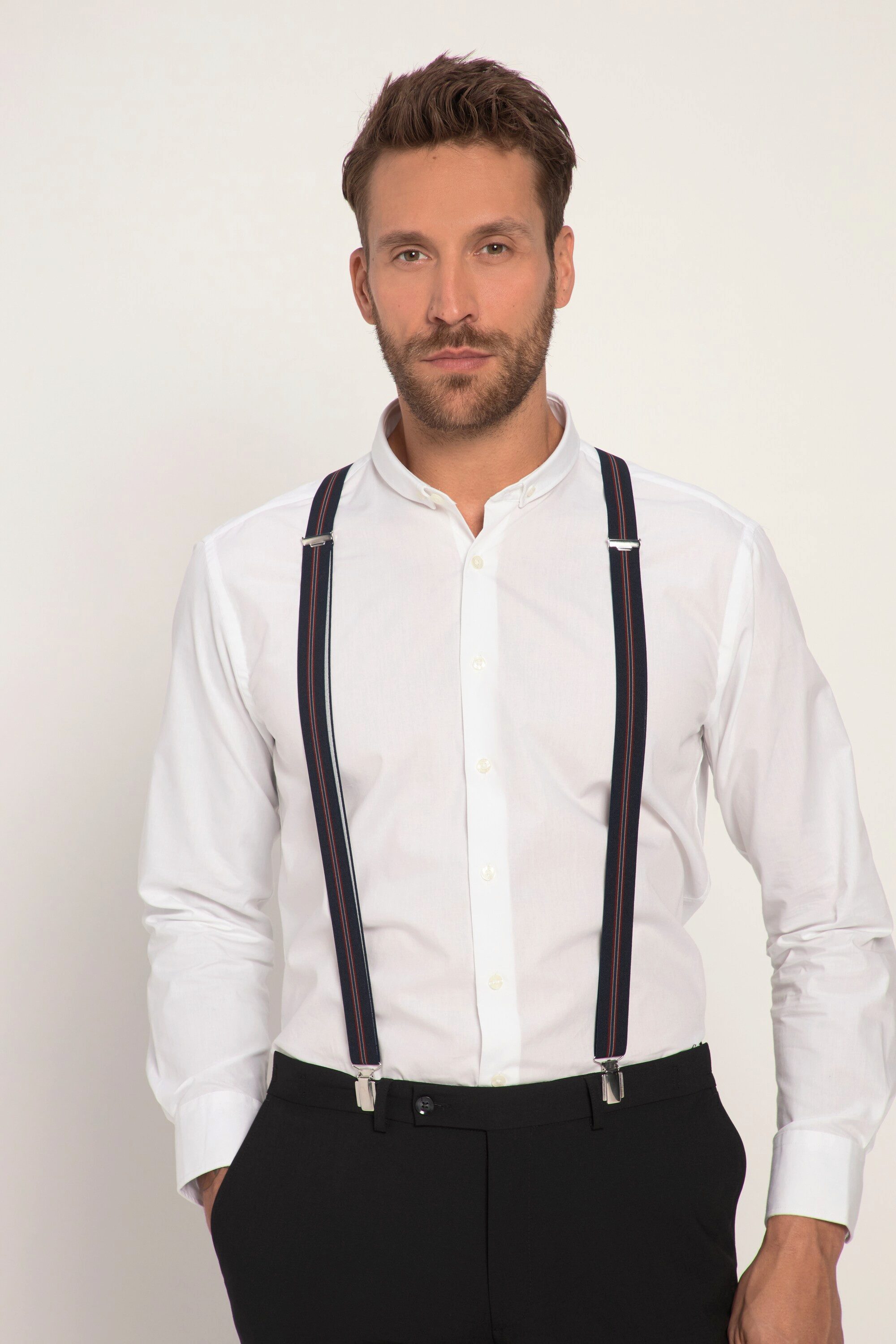 JP1880 Hosenträger Hosenträger Clips längenverstellbar