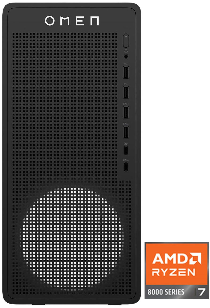 HP OMEN 16L DT TG03-0285ng Gaming-PC (AMD Ryzen 7 8700F, GeForce RTX 5060 Ti 8GB, 16 GB RAM, 1000 GB SSD)