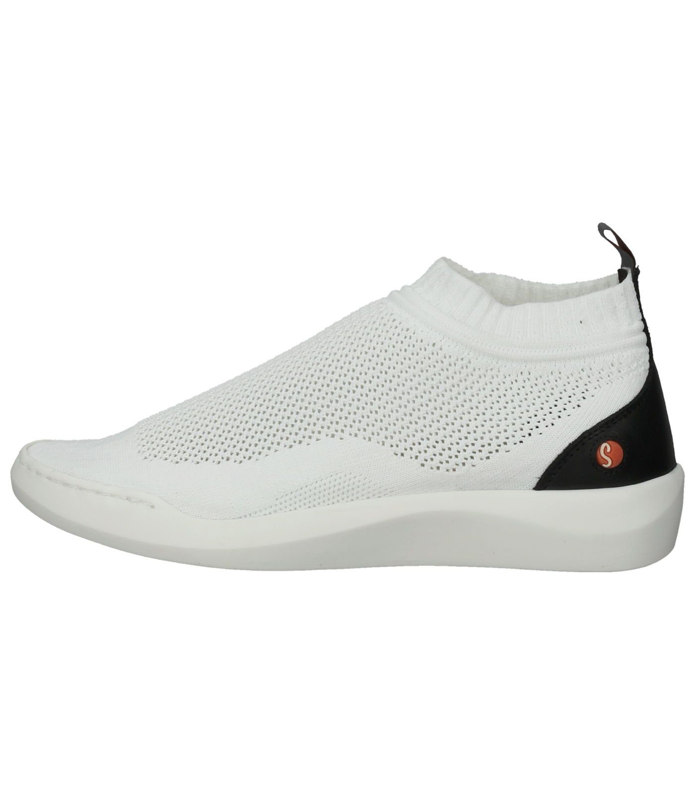 softinos Sneaker Leder Sneaker (WHITE) Weiß
