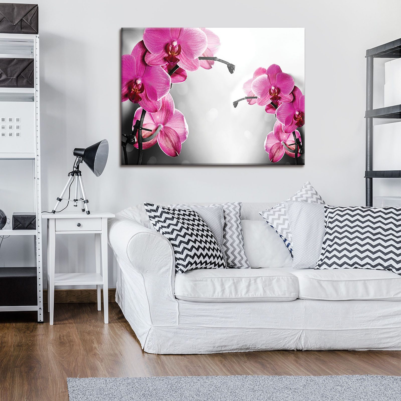 Wallarena Leinwandbild Blumen Schlafzimmer Bilder Wanddekoration günstig online kaufen