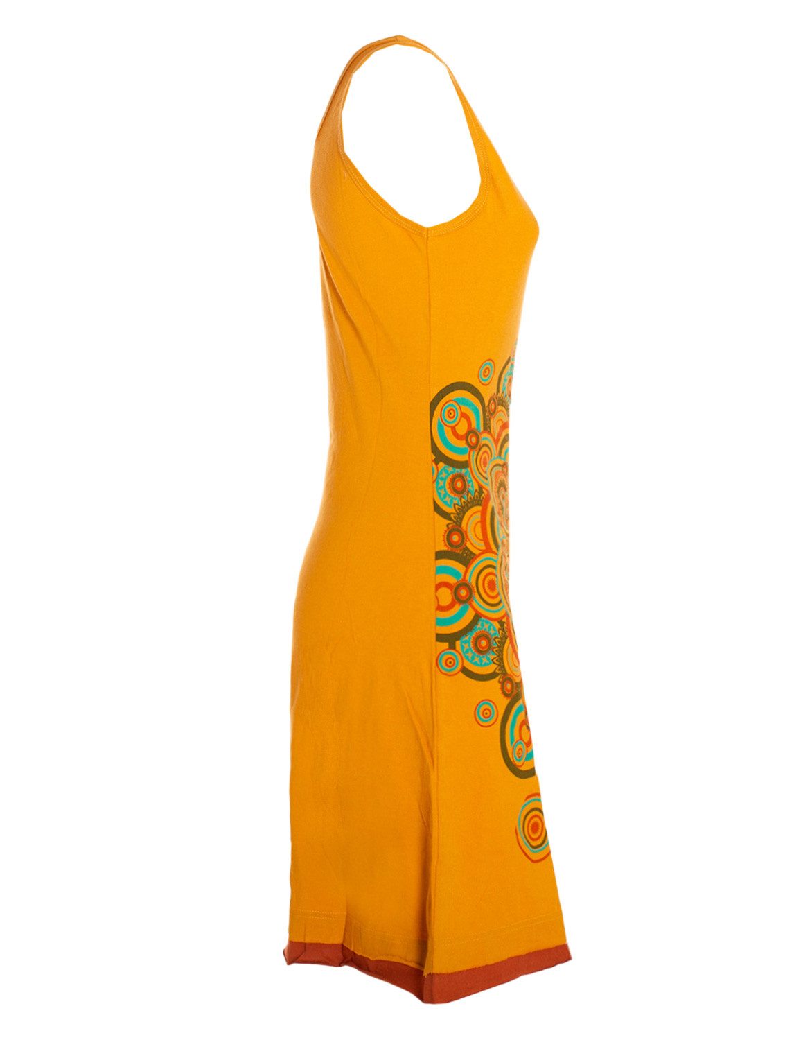 Vishes Sommerkleid Trägerkleid Hippie Mandala Print Baumwolle Alternative Mode, Boho, Hippie, Ethno, Festival