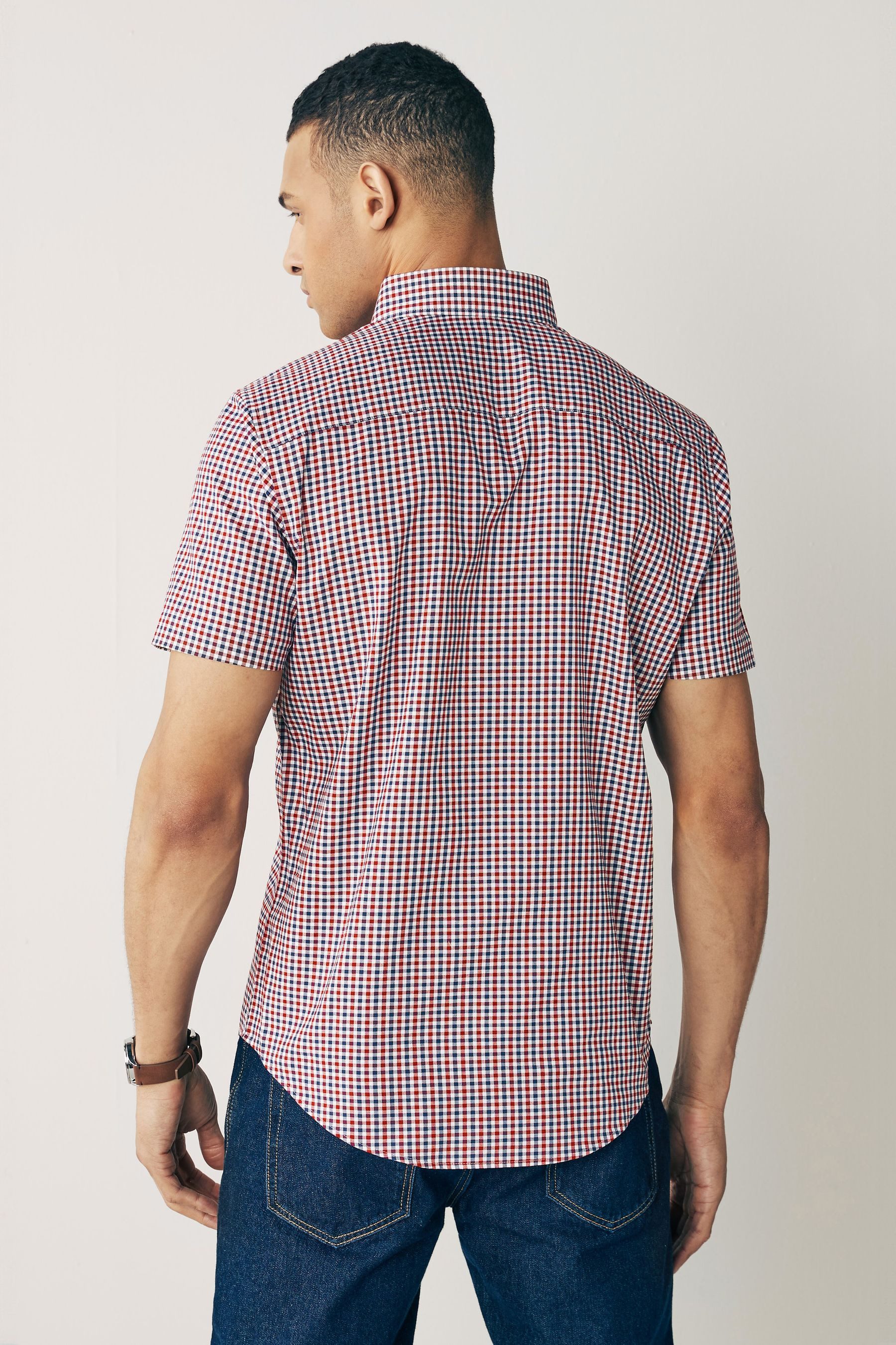 Next Businesshemd Pflegeleichtes Button-Down-Oxford-Hemd (1-tlg) günstig online kaufen