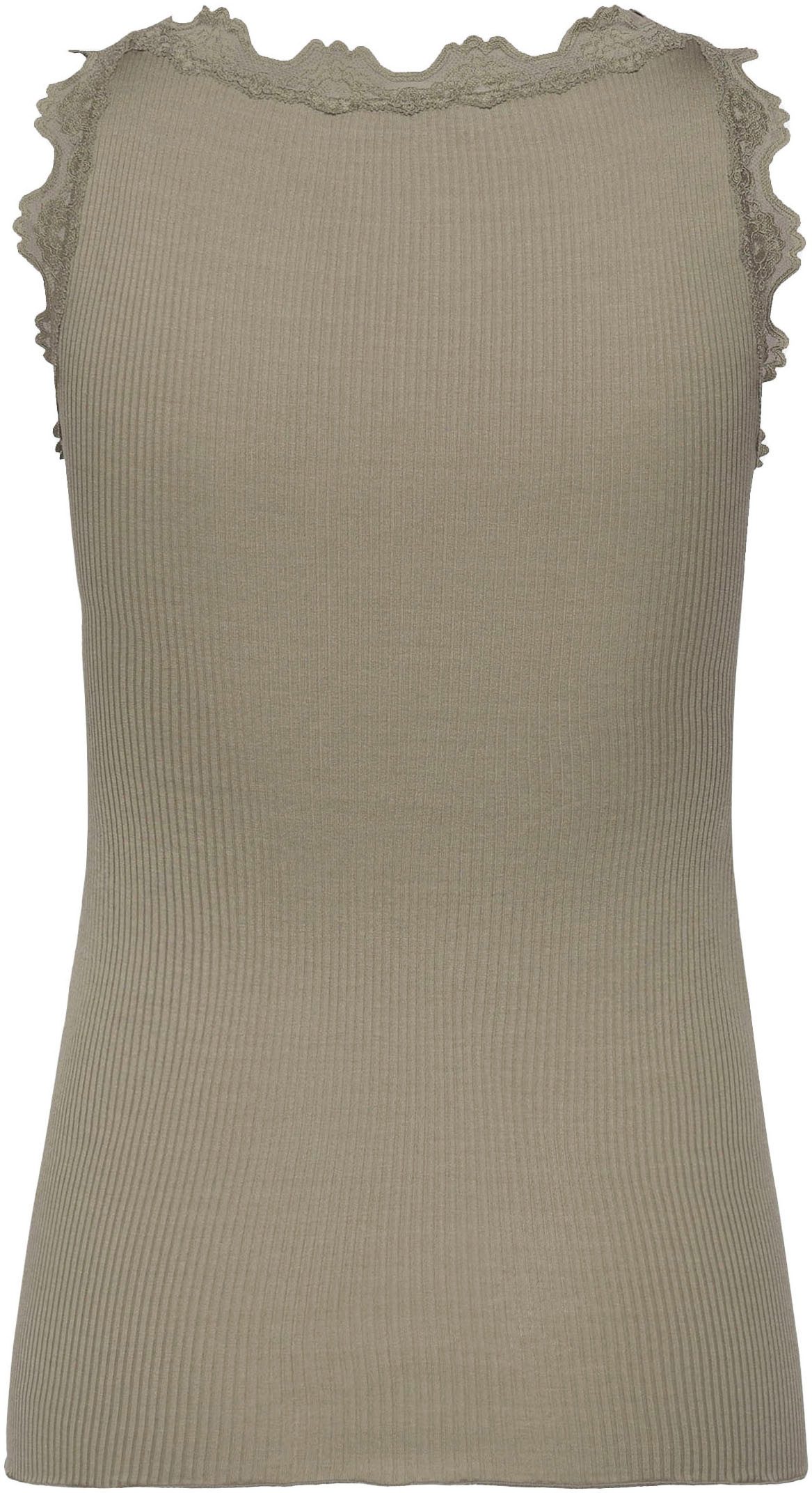 rosemunde Tanktop Babette Silk Top Vintage-Spitzenbesatz, breite Träger, fe günstig online kaufen