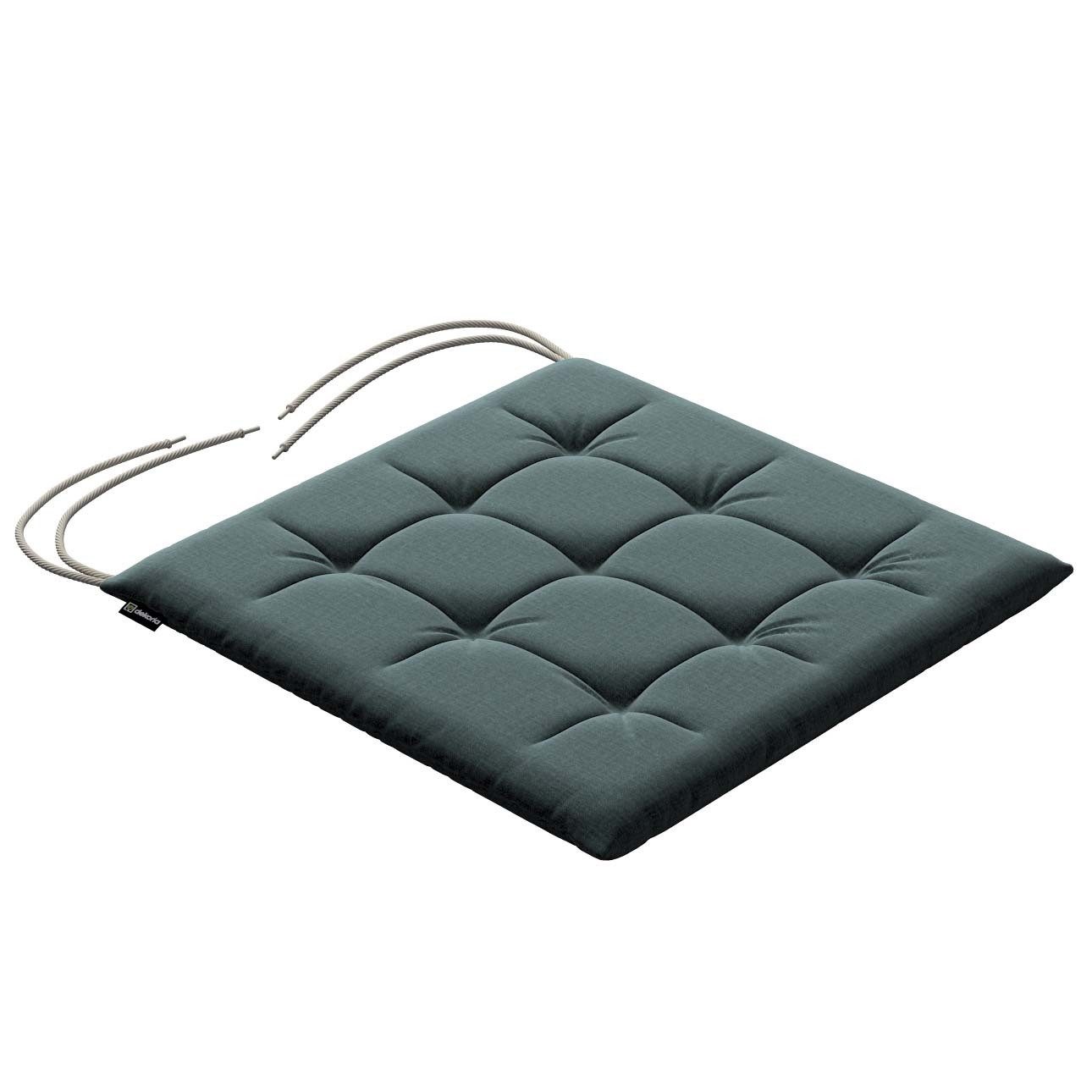 Dekoria Dekokissen Stuhlkissen Jonas mit Bindeschnur 40 x 40 x 3,5 cm, Ingrid