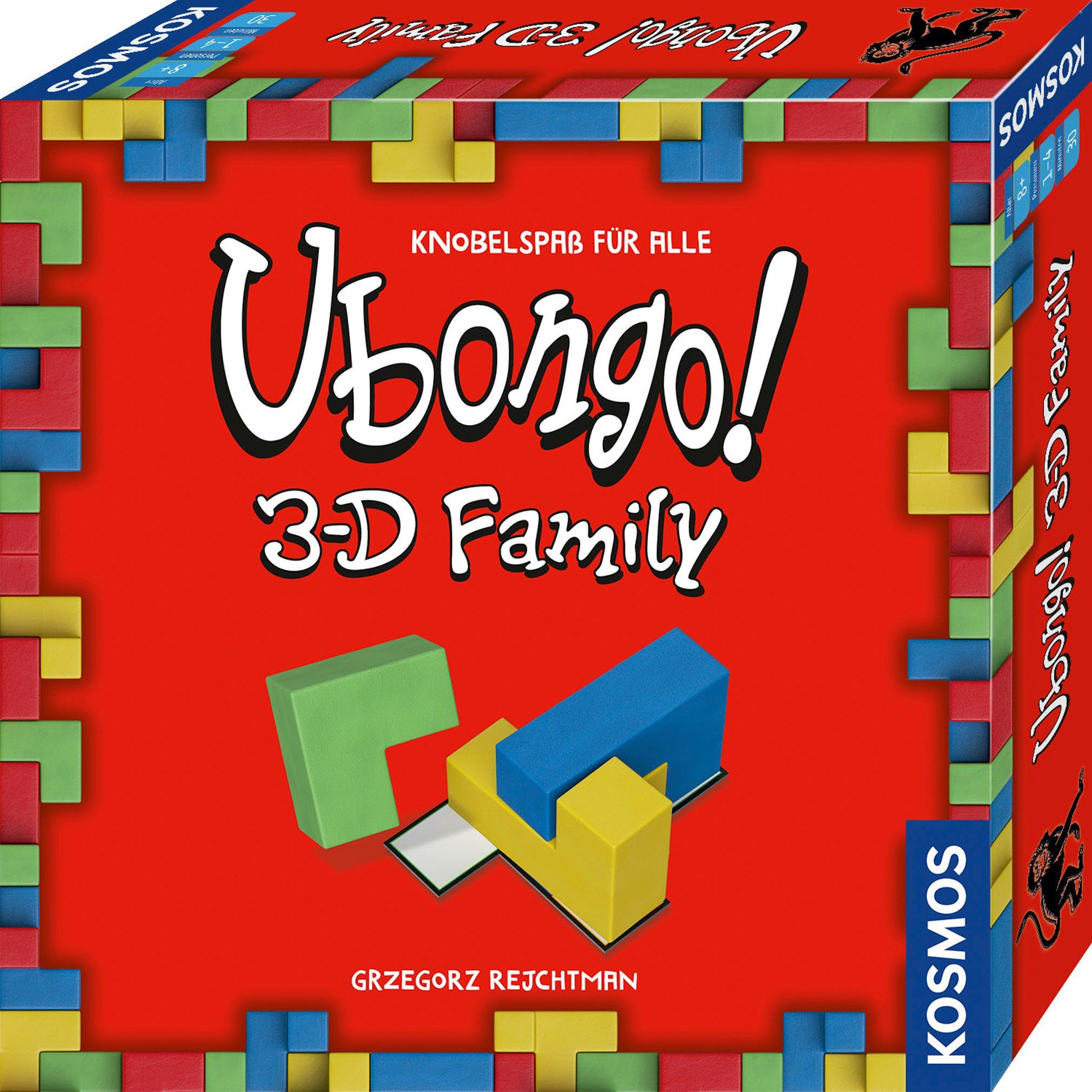 Kosmos Spiel, Knobelspiel Ubongo! 3-D Family 2022, Made in Germany | Legespiele