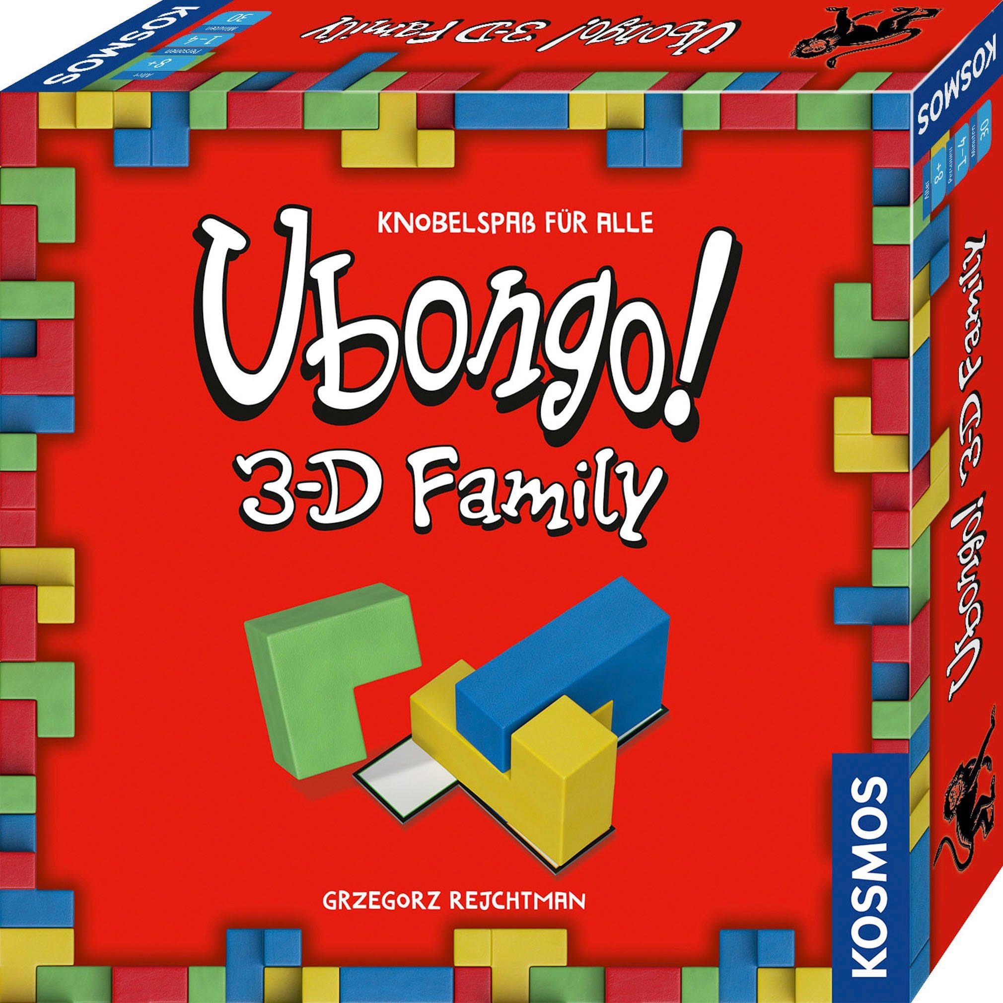 Kosmos Spiel, Knobelspiel Ubongo! 3-D Family 2022, Made in Germany