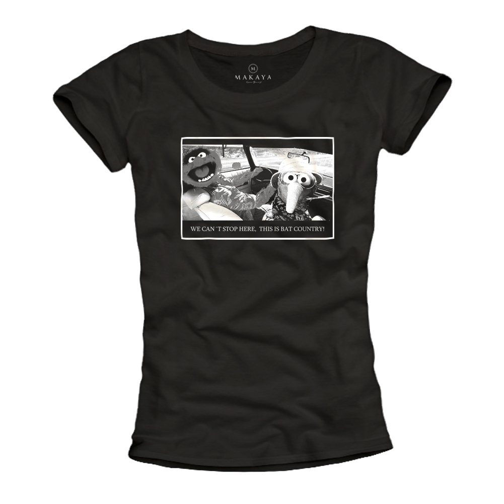 MAKAYA T-Shirt mit Aufdurck Damen Lustig günstig online kaufen