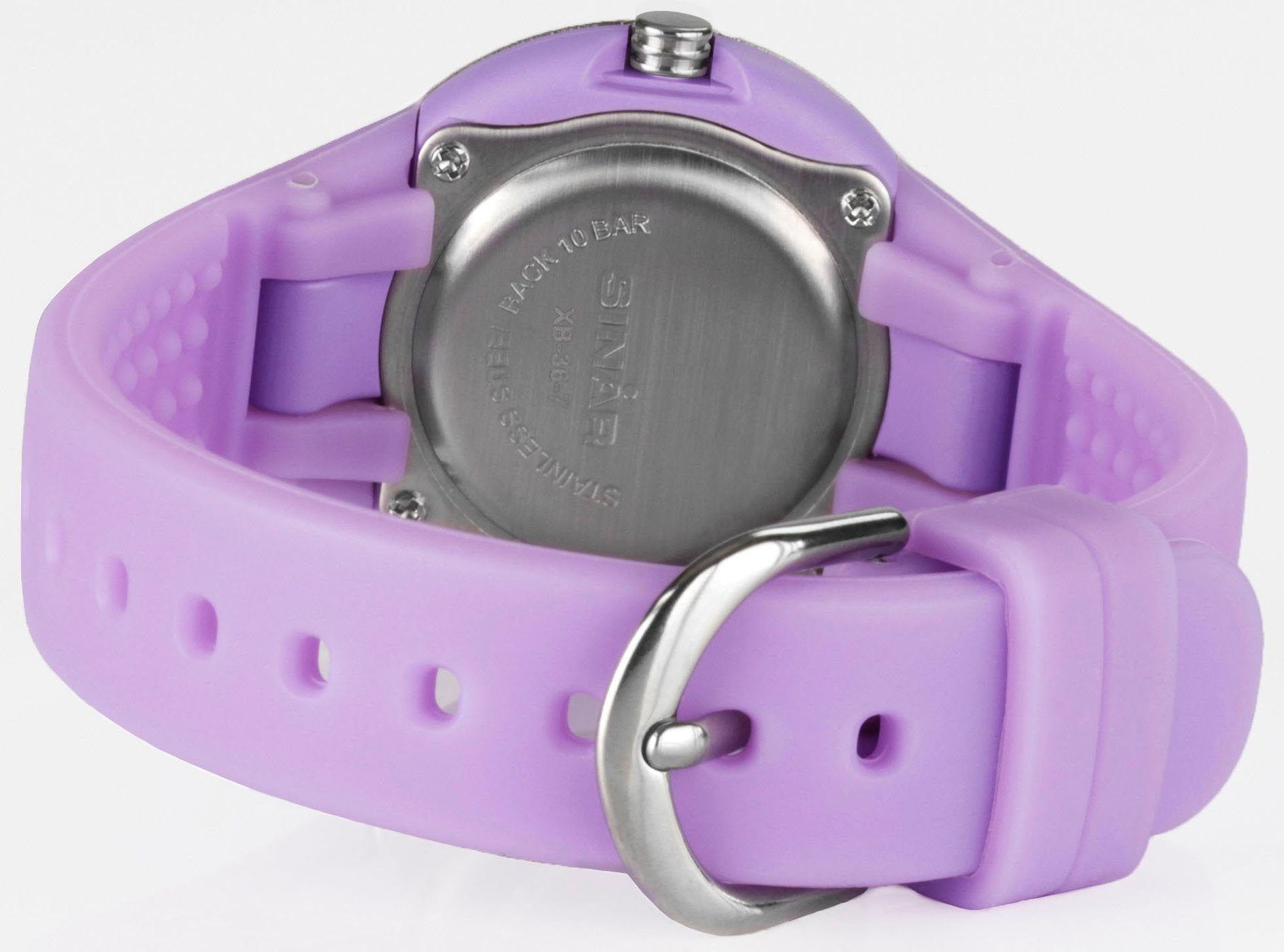 SINAR Quarzuhr XB-36-7, Armbanduhr,Kinderuhr,Mädchen,Geschenkidee,Schulanfang, Silikonarmband