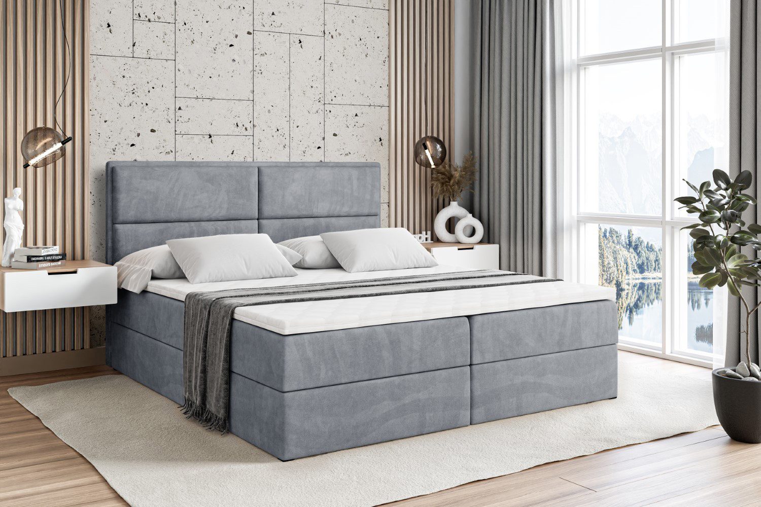 ALTDECOR Boxbett AURA (Multipocket-Matratze H4, H3 günstig online kaufen