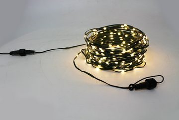 Arnusa LED-Lichterkette SMD Premium Lichterkette voll vergossene LED'S, 200-flammig, warmweiß für innen und außen