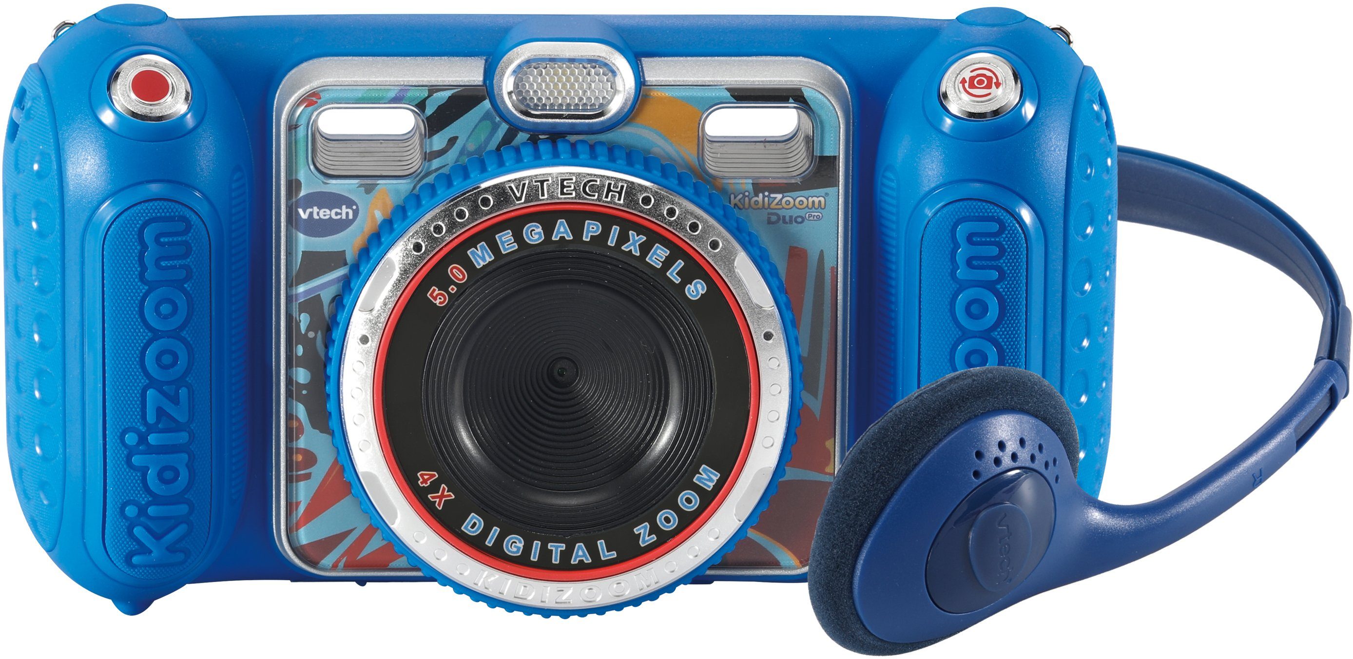 Vtech® KidiZoom Duo Pro Kinderkamera (inkluisve Kopfhörer) blau | Spielzeug-Kameras