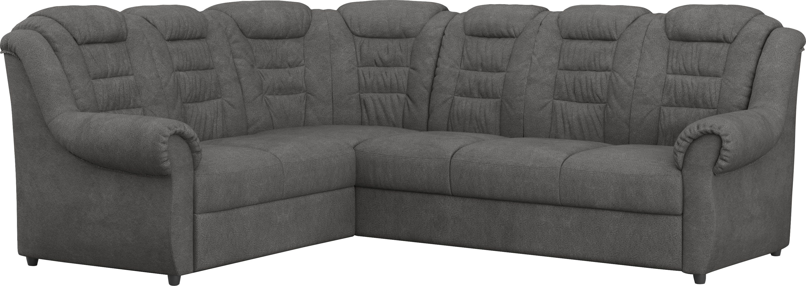 Home affaire Ecksofa "Boston L-Form", mit hoher Rückenlehne, wahlweise mit günstig online kaufen