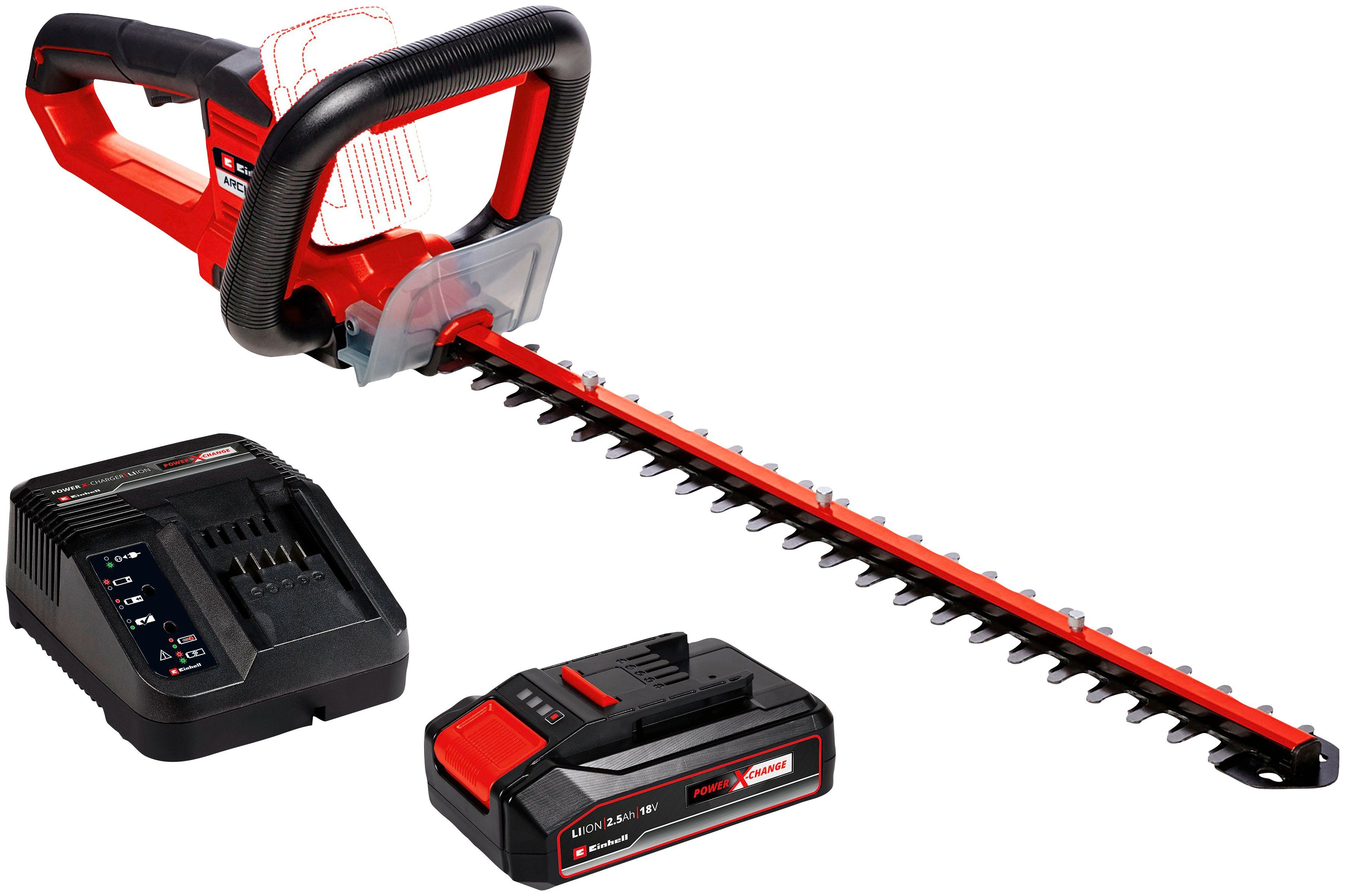 Einhell AkkuHeckenschere »ARCURRA + 2,5Ah Starter Kit«, 55 cm