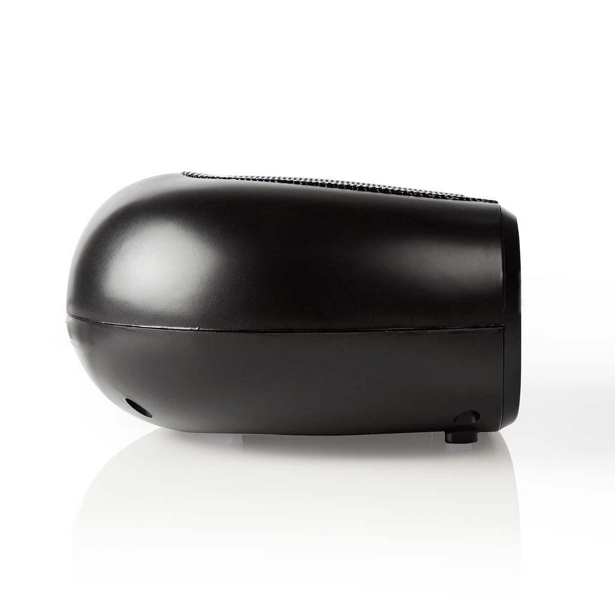 Nedis Radiowecker CLAR001BK LED-Display, AM/FM, Snooze-Funktion, Sleep Timer, 2 Alarme, Schwarz