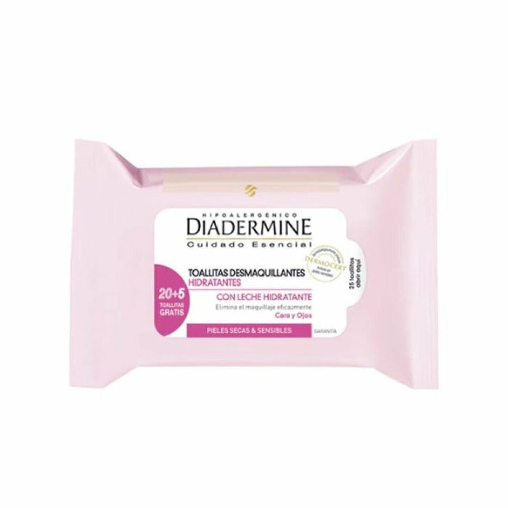 Diadermine Gesichtsreinigungstuch Moisturizing Makeup Remover Wipes 25 Einheiten